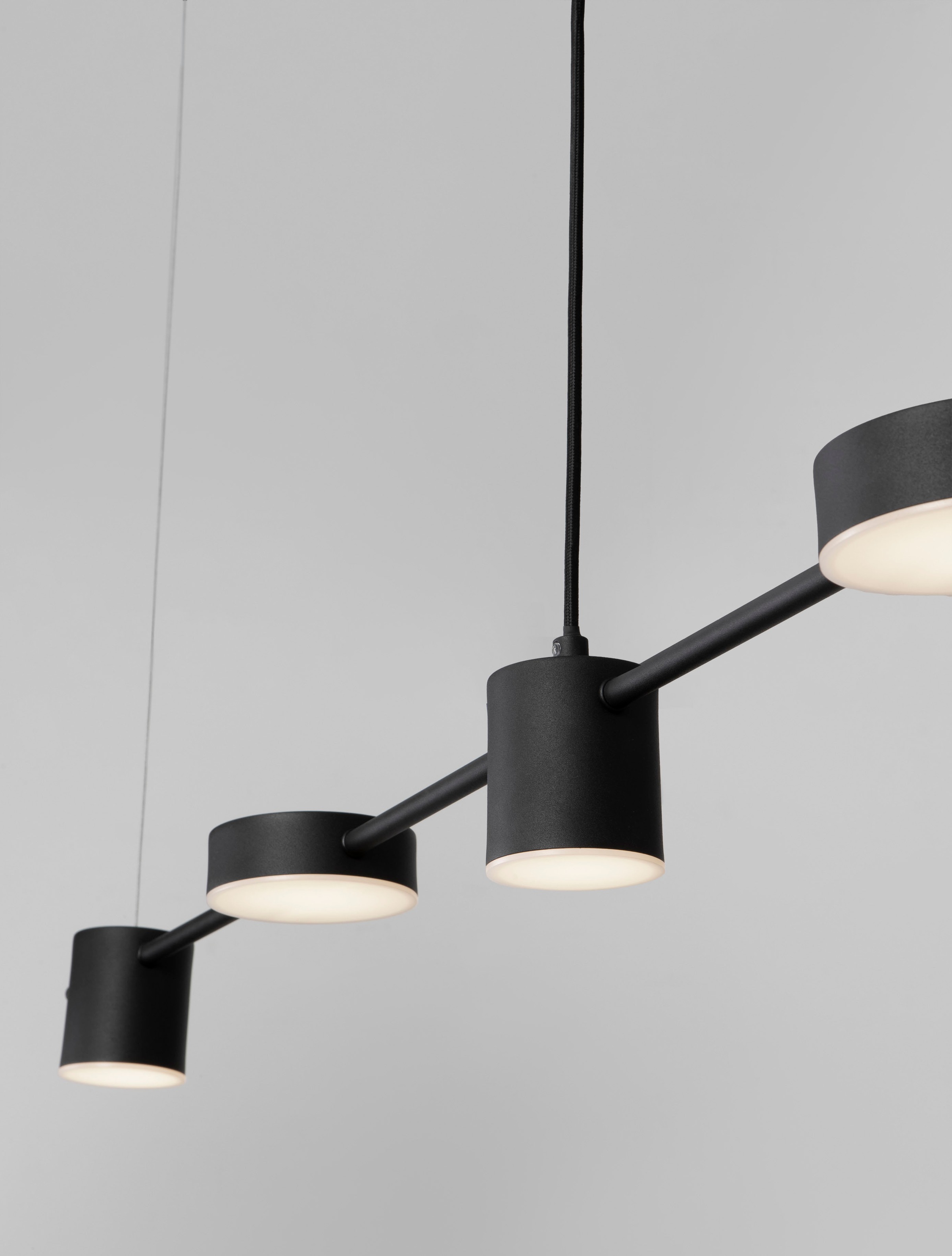 Nova Luce LED-Hängeleuchte »NORDIK«, 5 flammig, Dimmbar; Mit Leuchtmittel