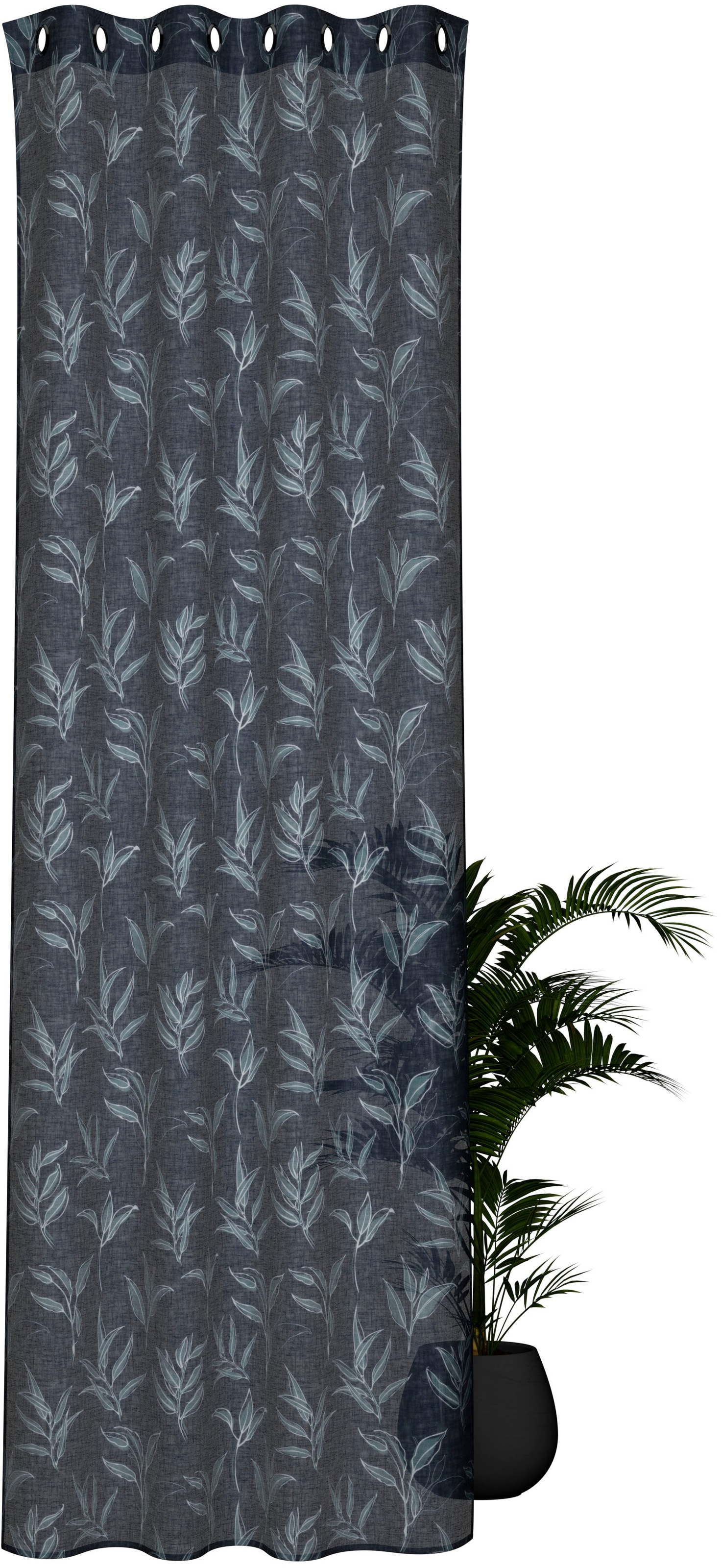 HOMING Gardine "Evander" Ösen 1 Stk. tlg. Fertigschal günstig online kaufen