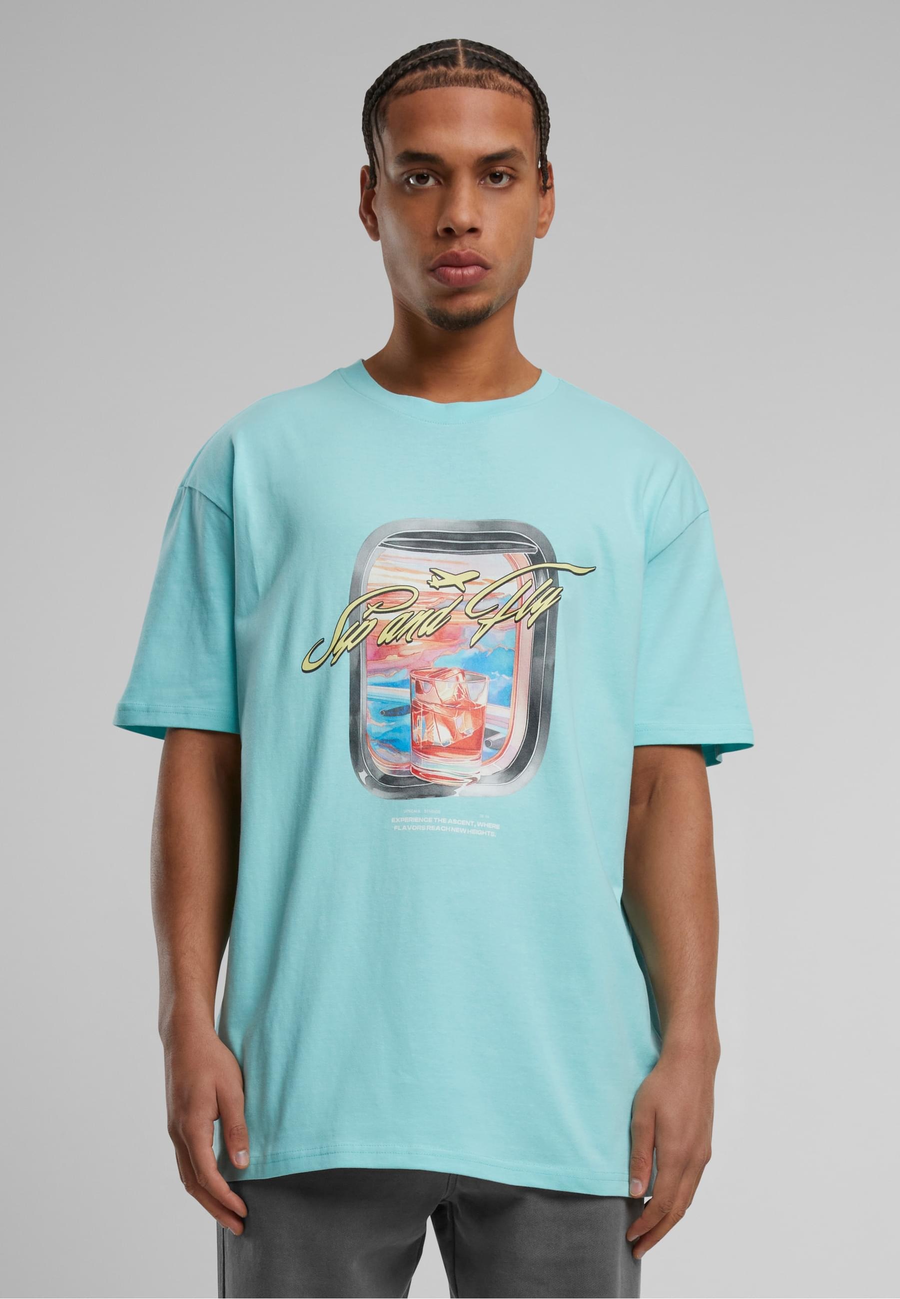 Upscale by Mister Tee T-Shirt »Upscale by Mister Tee Sip&Fly Heavy Oversize Tee«, (1 tlg.)