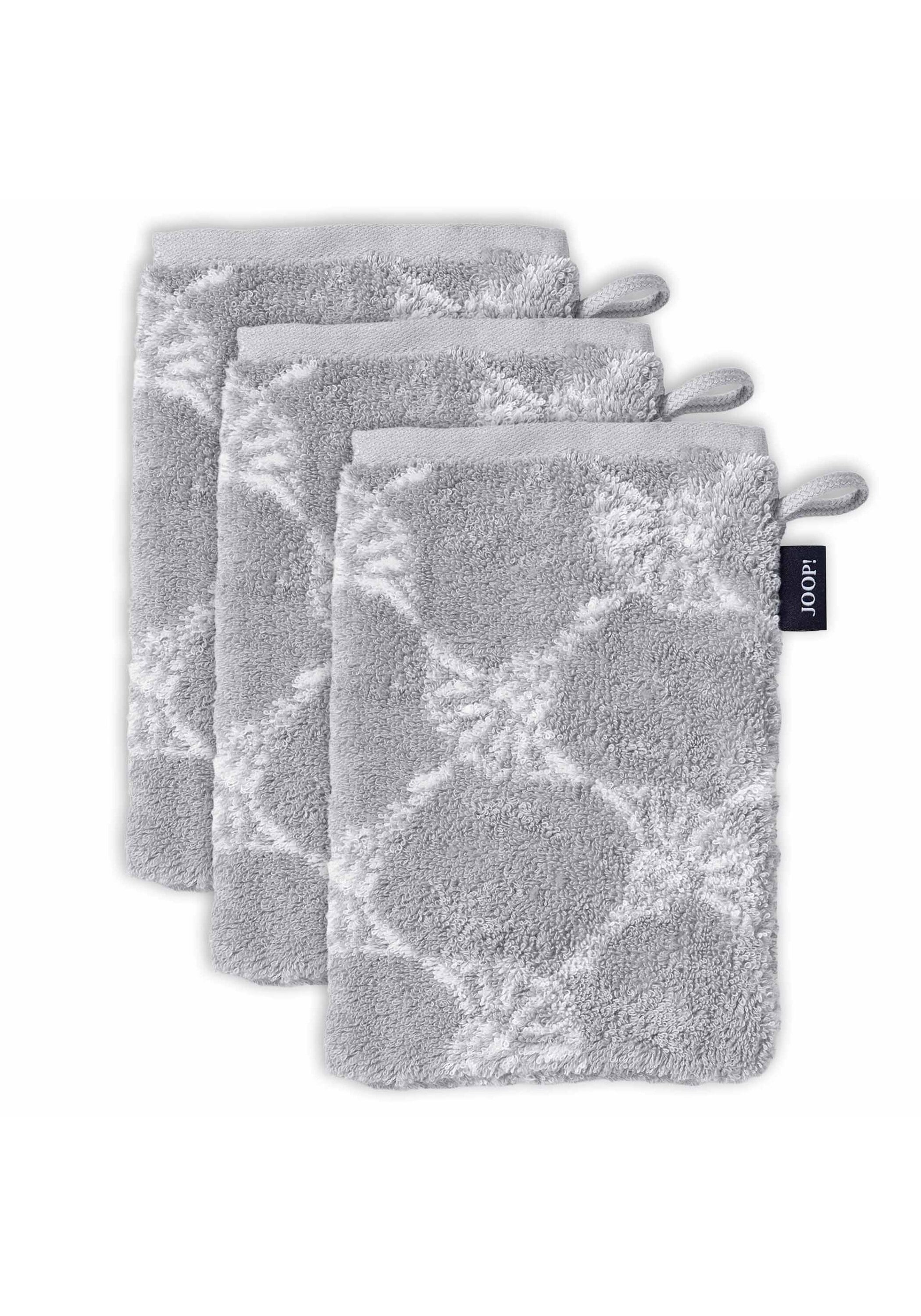 JOOP Waschhandschuh "Waschlappen Doubleface 3er Pack"