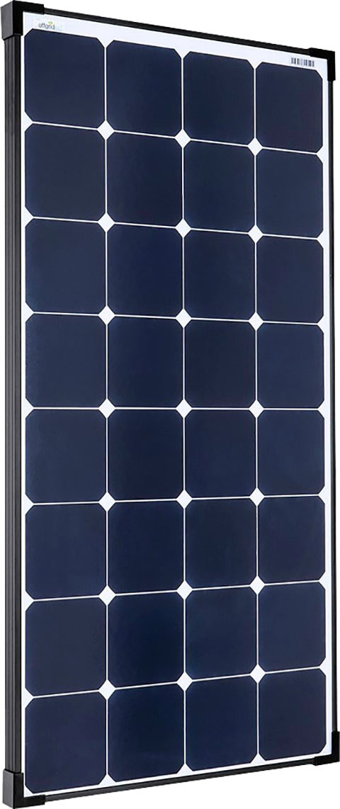 offgridtec Solarmodul »SPR-100 120W 12V High-End Solarpanel«, extrem wiederstandsfähiges ESG-Glas
