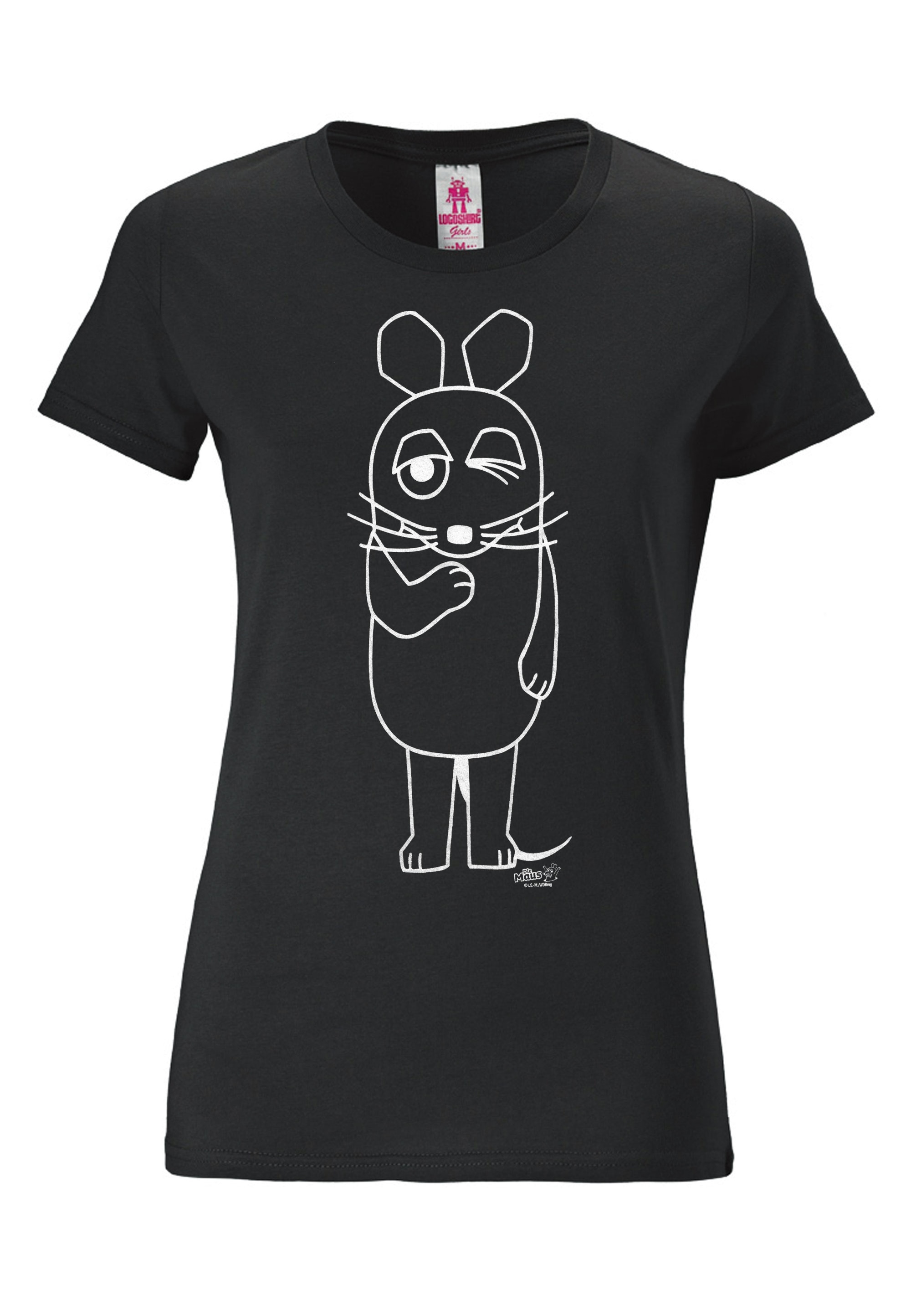 LOGOSHIRT T-Shirt »Maus«, mit coolem Print