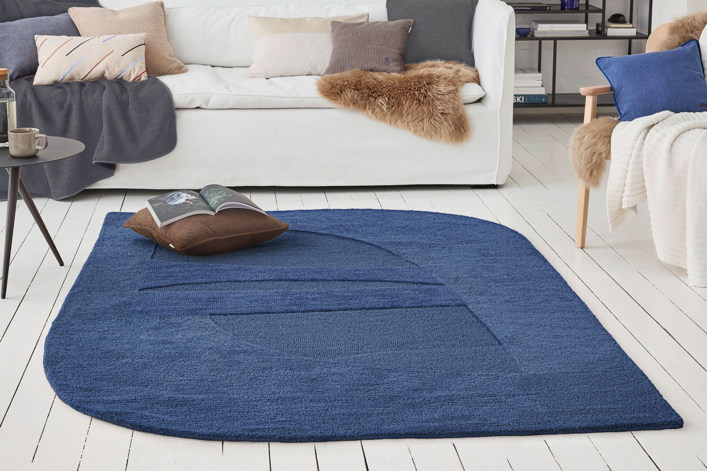 Wecon home Teppich "Dodo" rechteckig 10 mm Höhe Wollteppich, asymmetrisch, günstig online kaufen