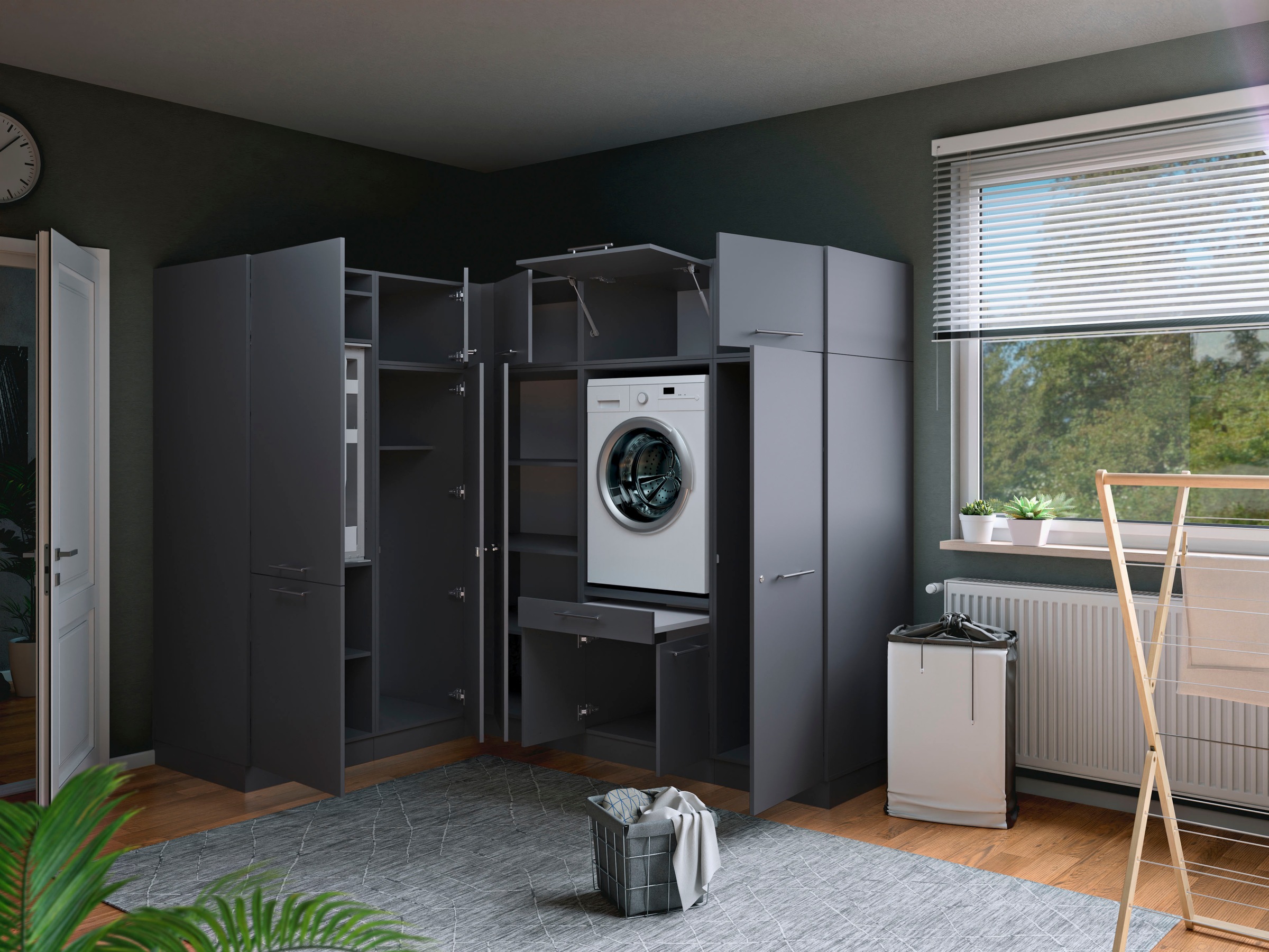Laundreezy Mehrzweckschrank-Set "Laundreezy, 9-tlg. Mehrzweckschrank-Set B/ günstig online kaufen