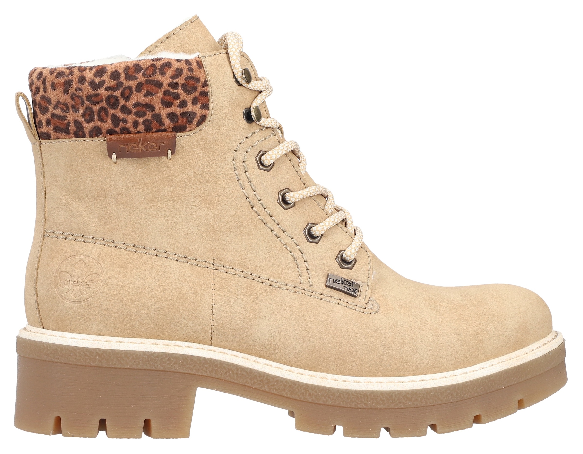 Rieker Winterstiefelette, Winterboots, Schnürboots mit wasserabweisender riekerTEX-Membran