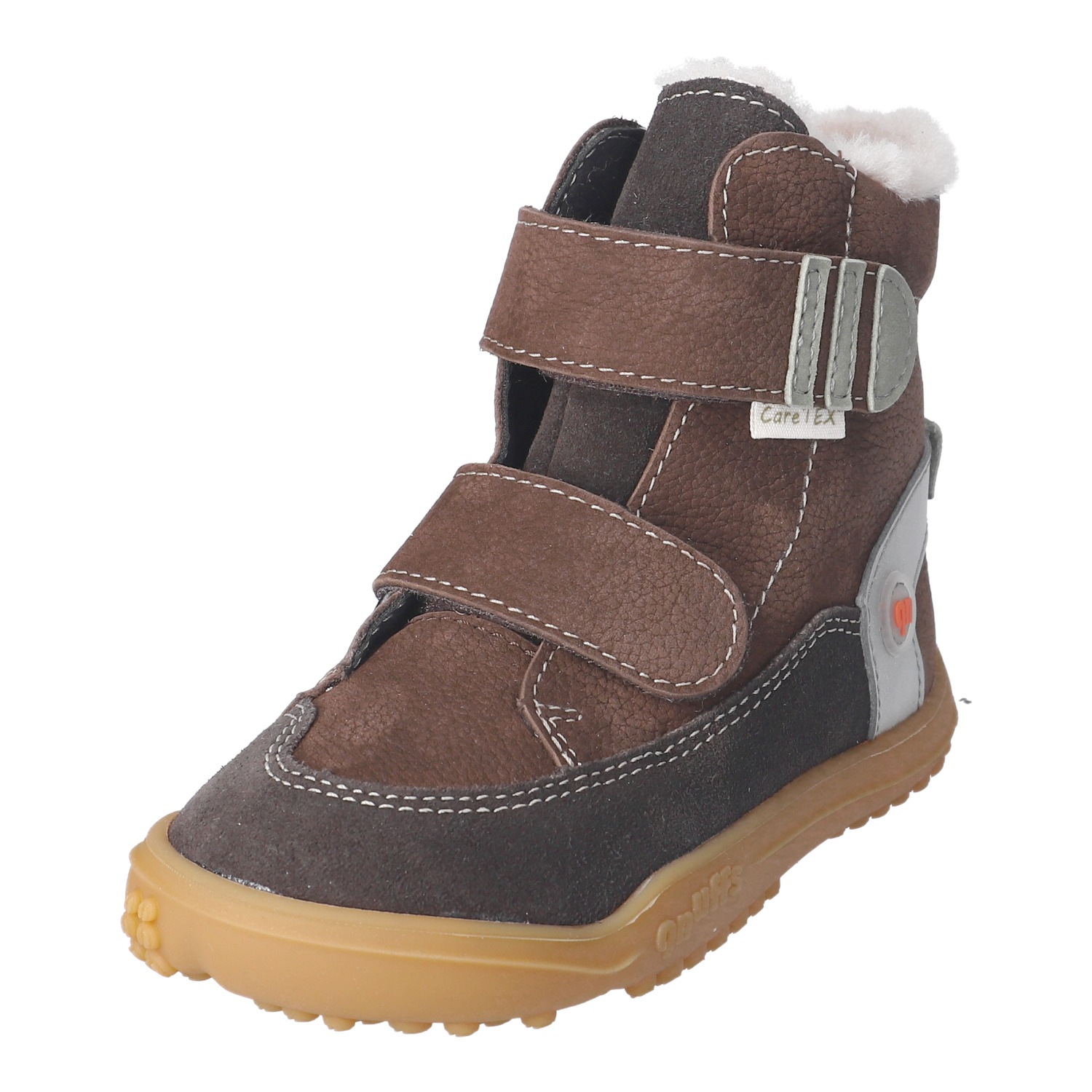 qnuffs Barfußschuh »EIBE«  Winterboots, mit wasserdichter TEX-Ausstattung, mit Namensschild