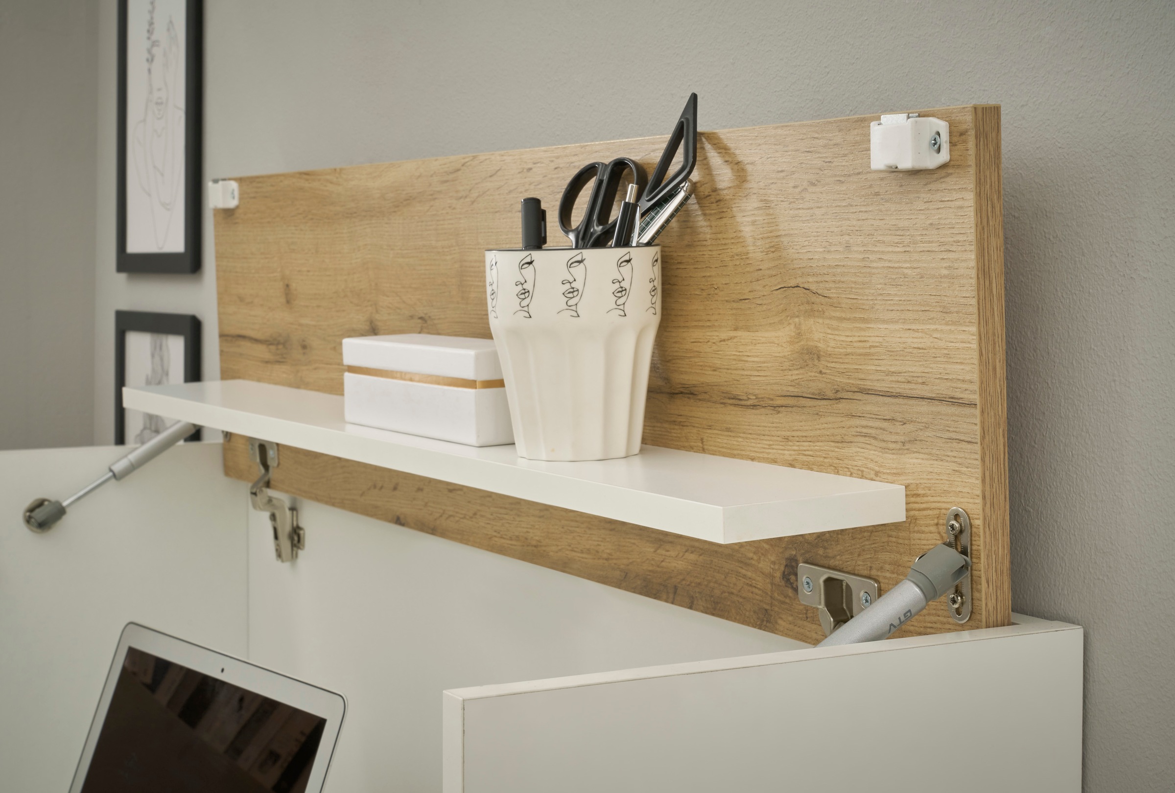 INOSIGN Büromöbel-Set »CiTY/GiRON«, (Set, 5 tlg.), Home Office, mit Wandsekretär