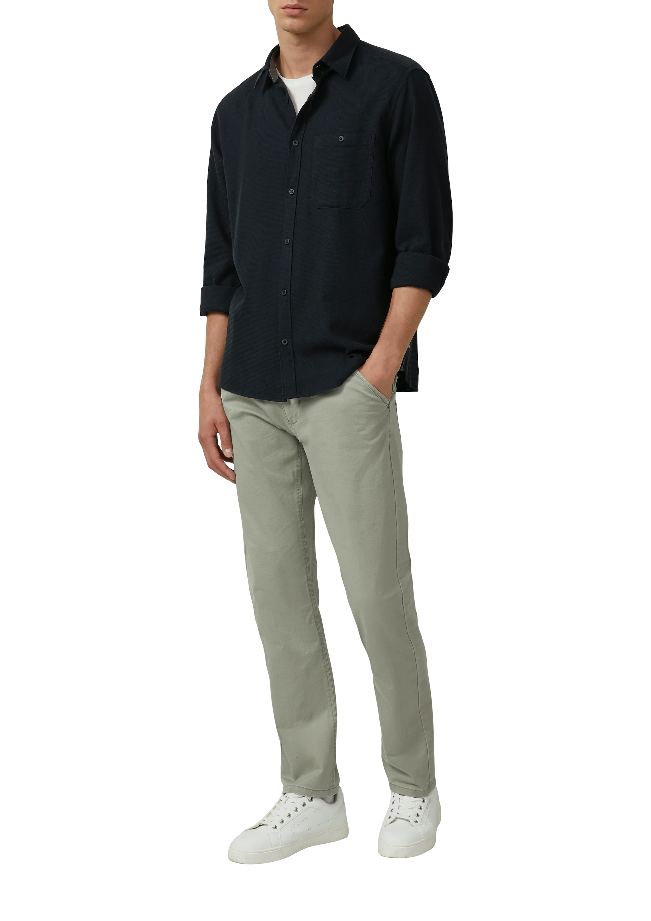 s.Oliver Langarmhemd mit Brusttasche