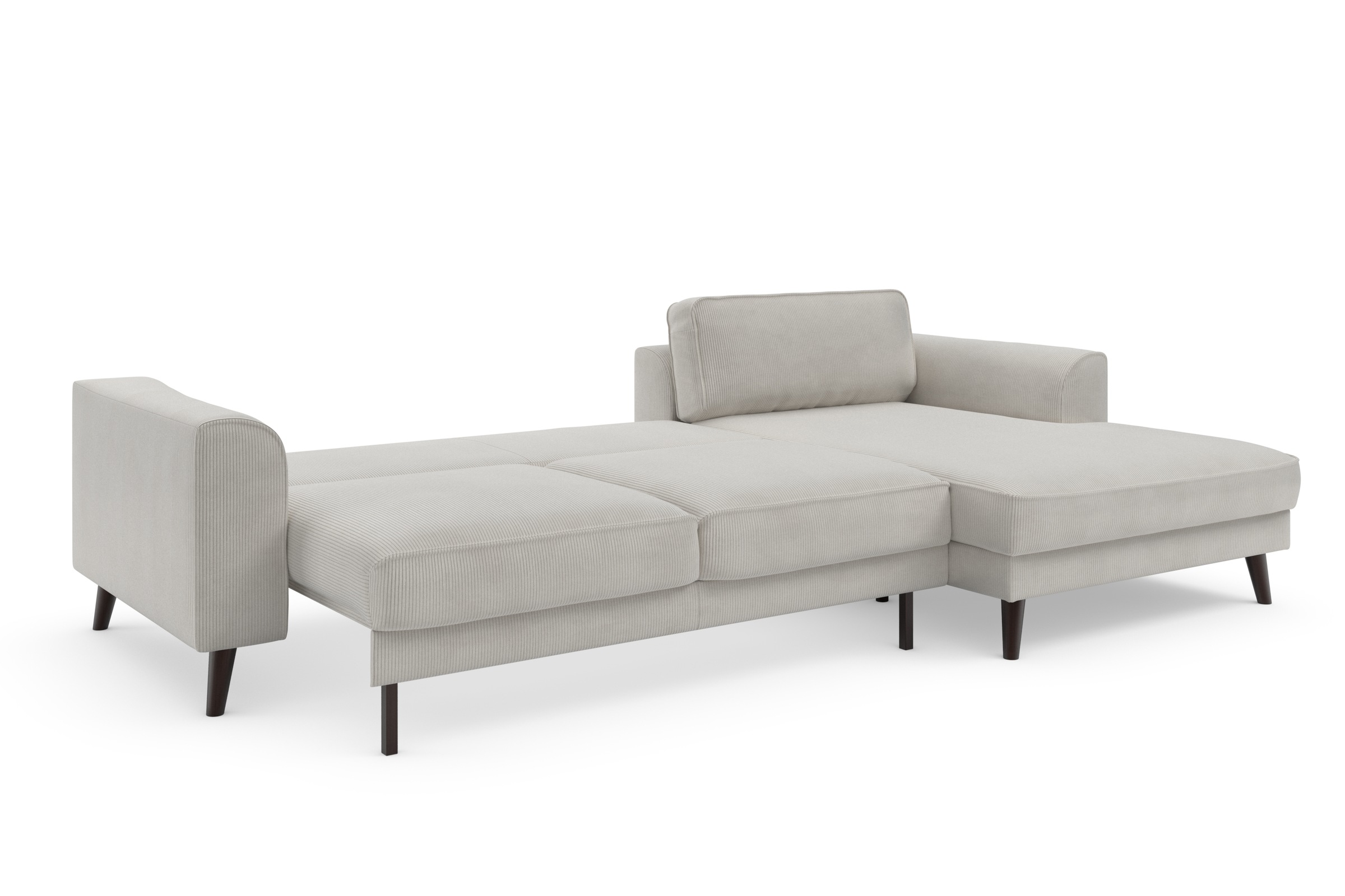 TRENDMANUFAKTUR Ecksofa »Lumber Jack, elegantes Designsofa, zeitlos modern, hoher Sitzkomfort«, wahlweise mit Bettfunktion u. Bettkasten, L-Form