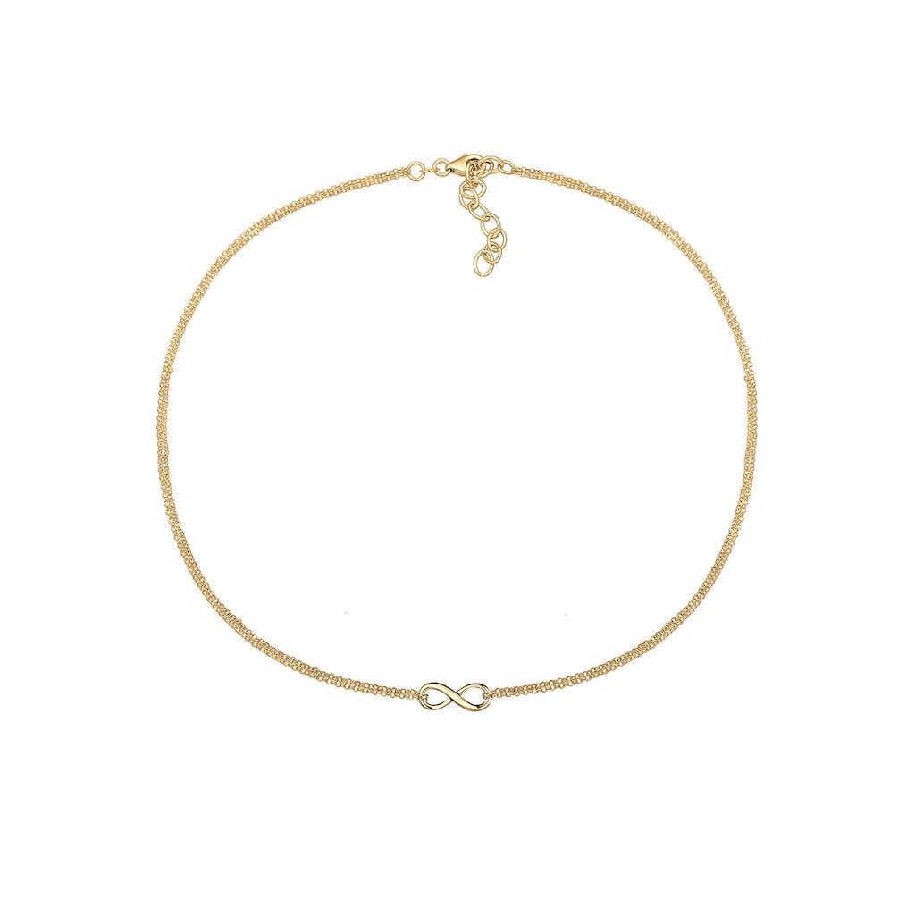 Elli Collier »Choker Erbskette Infinity Unendlichkeit 925 Silber«