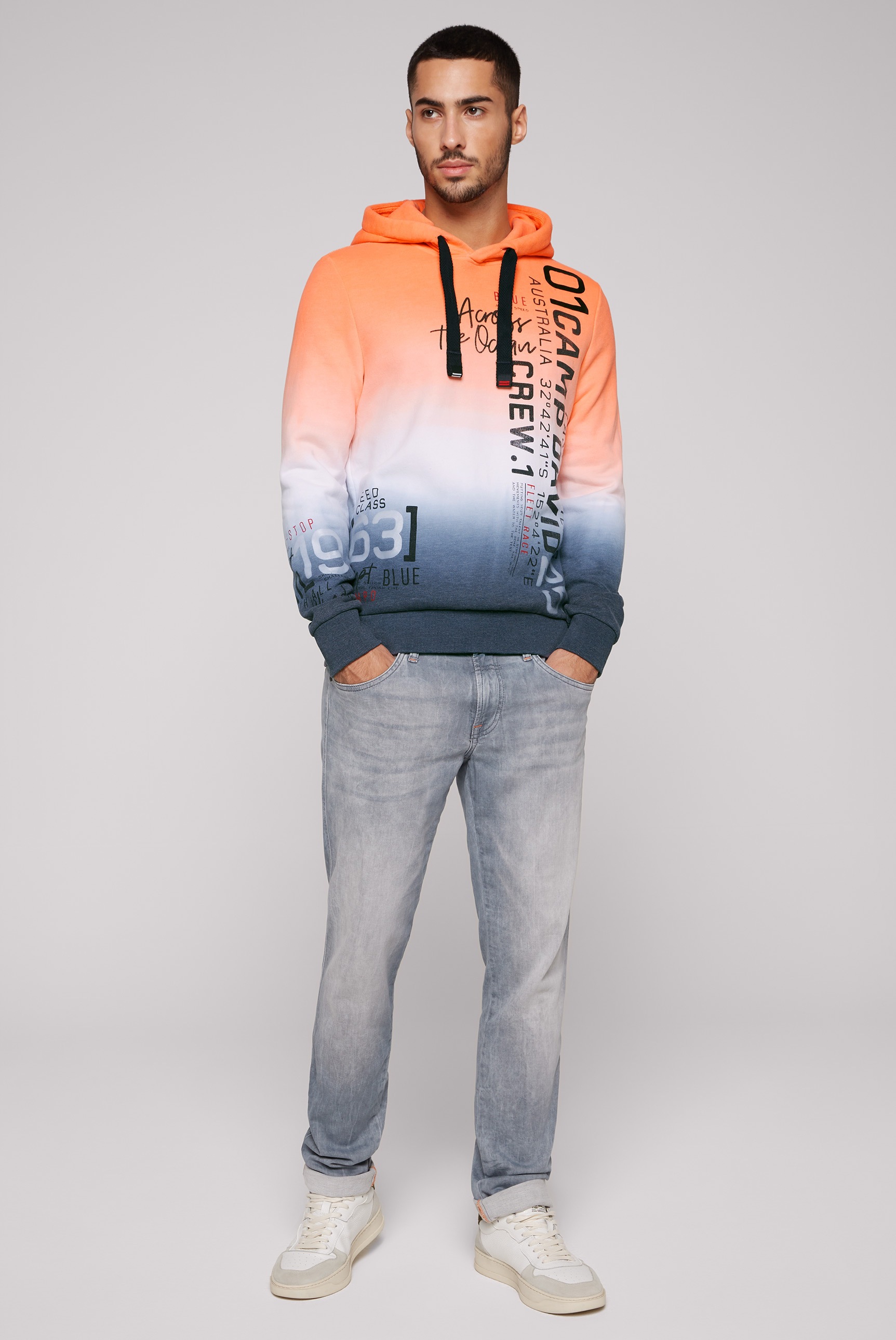 CAMP DAVID Kapuzensweatshirt, mit Farbverlauf