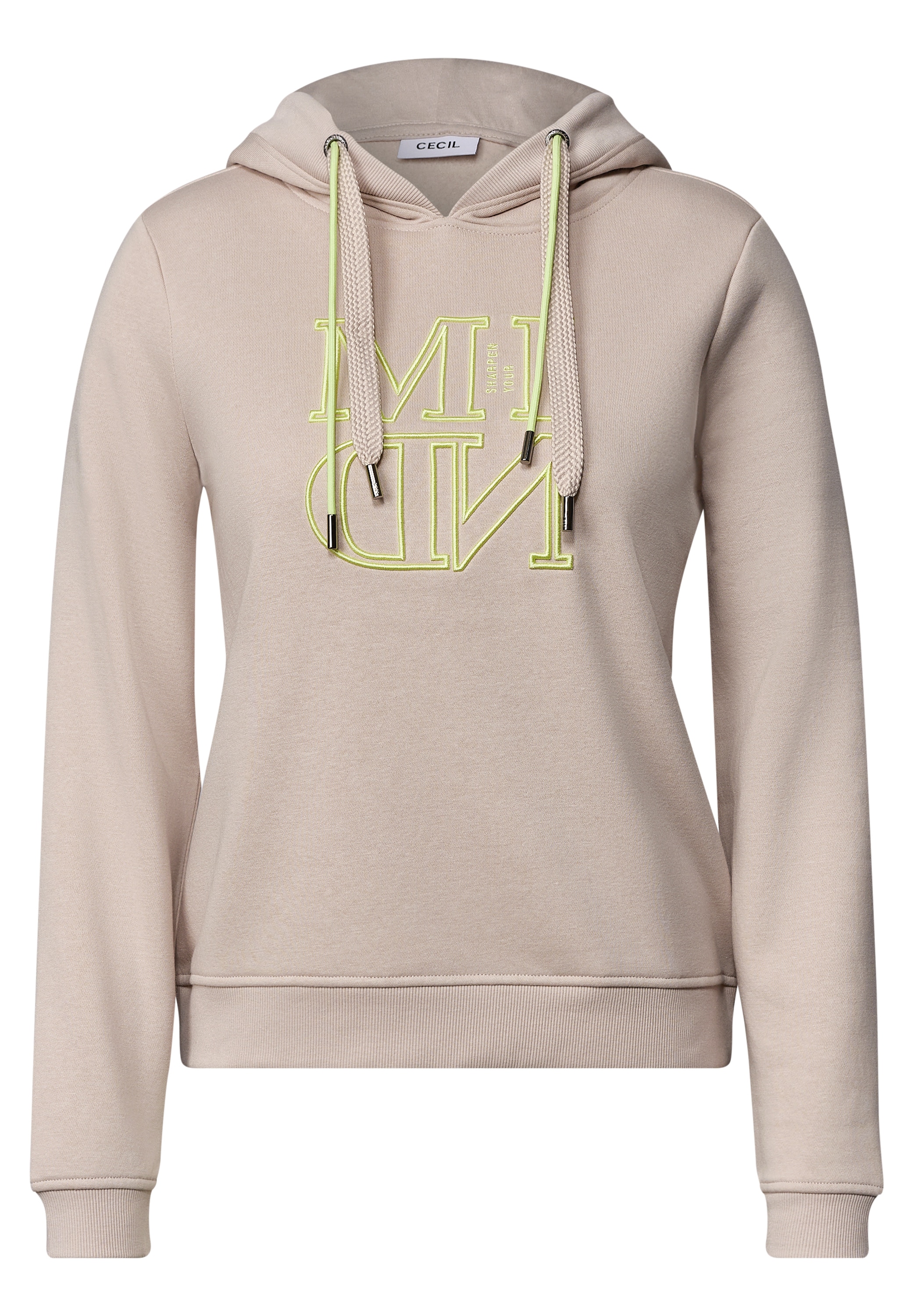 Cecil Hoodie , mit elastiksaum
