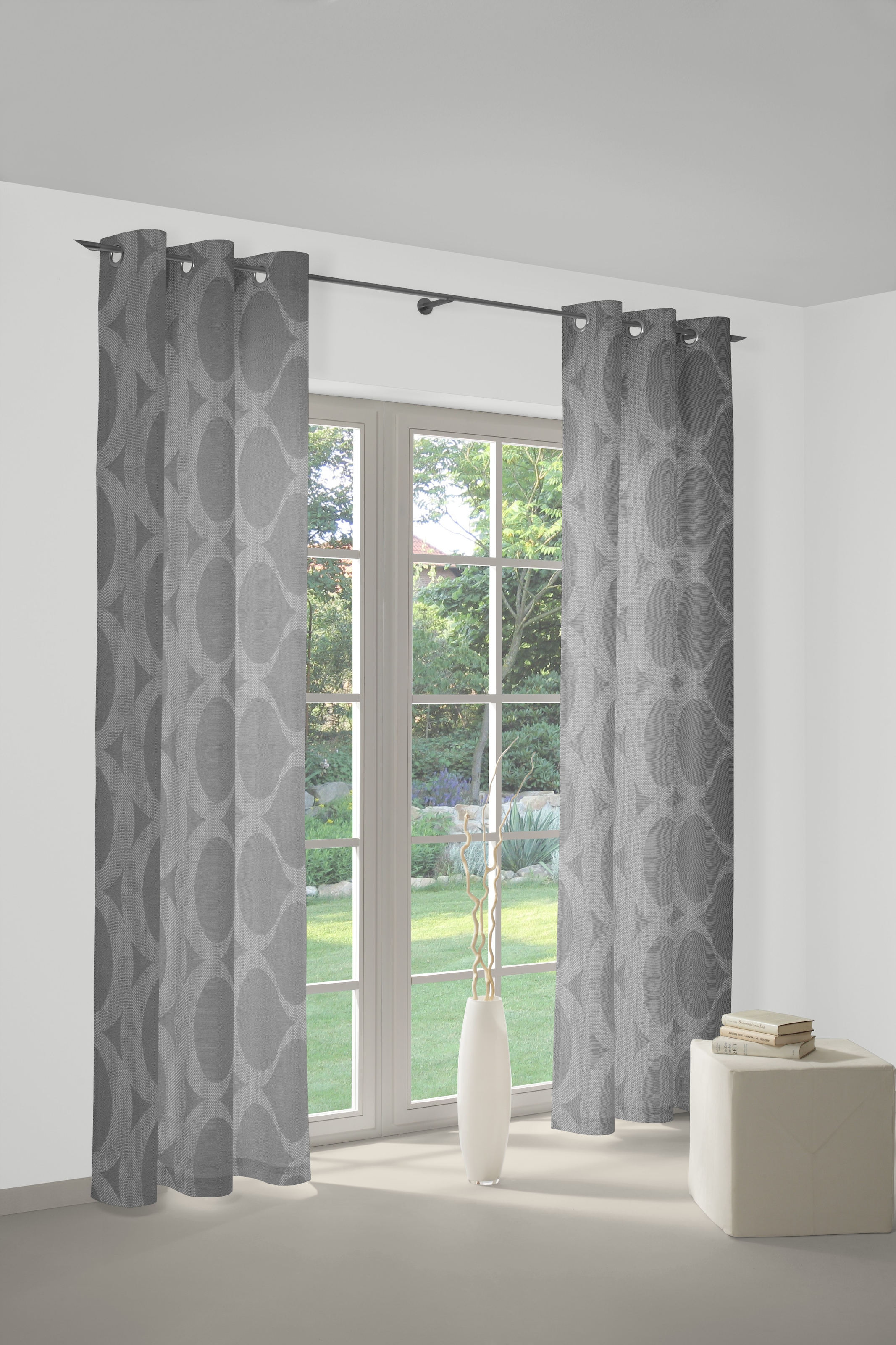 Wirth Vorhang "Lahstedt" Ösen 1 Stk. tlg. günstig online kaufen