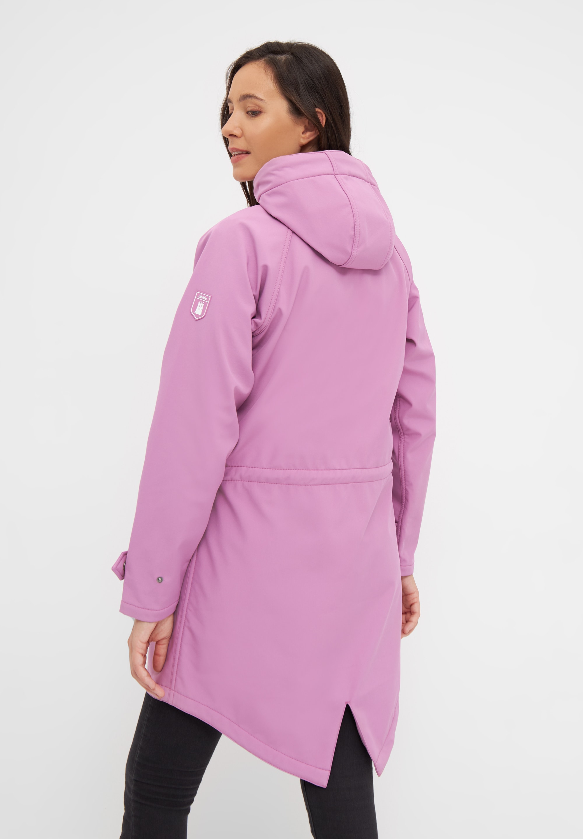 Derbe Softshelljacke »Island Friese«, wasserabweisend, winddicht, Kapuze