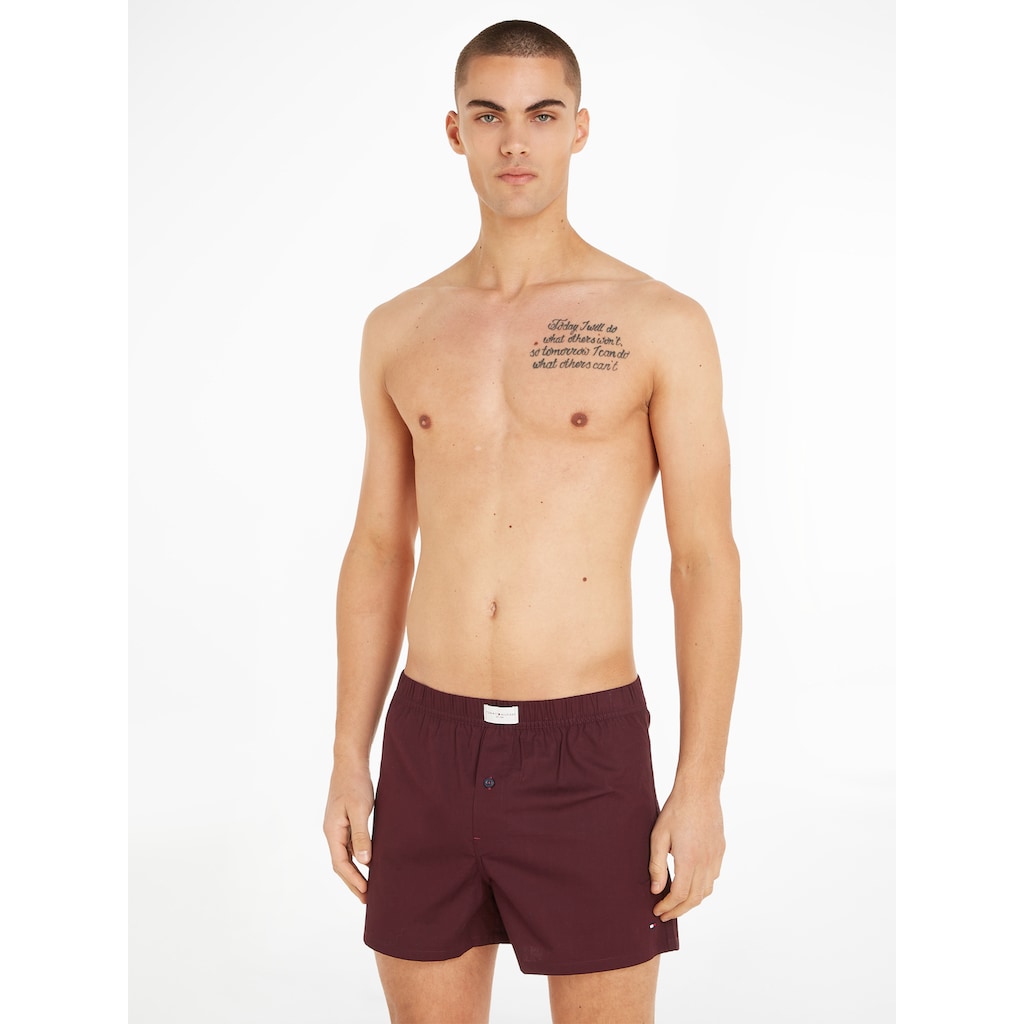 Tommy Hilfiger Underwear Webboxer »3P WOVEN BOXER«, (Packung, 3er-Pack)