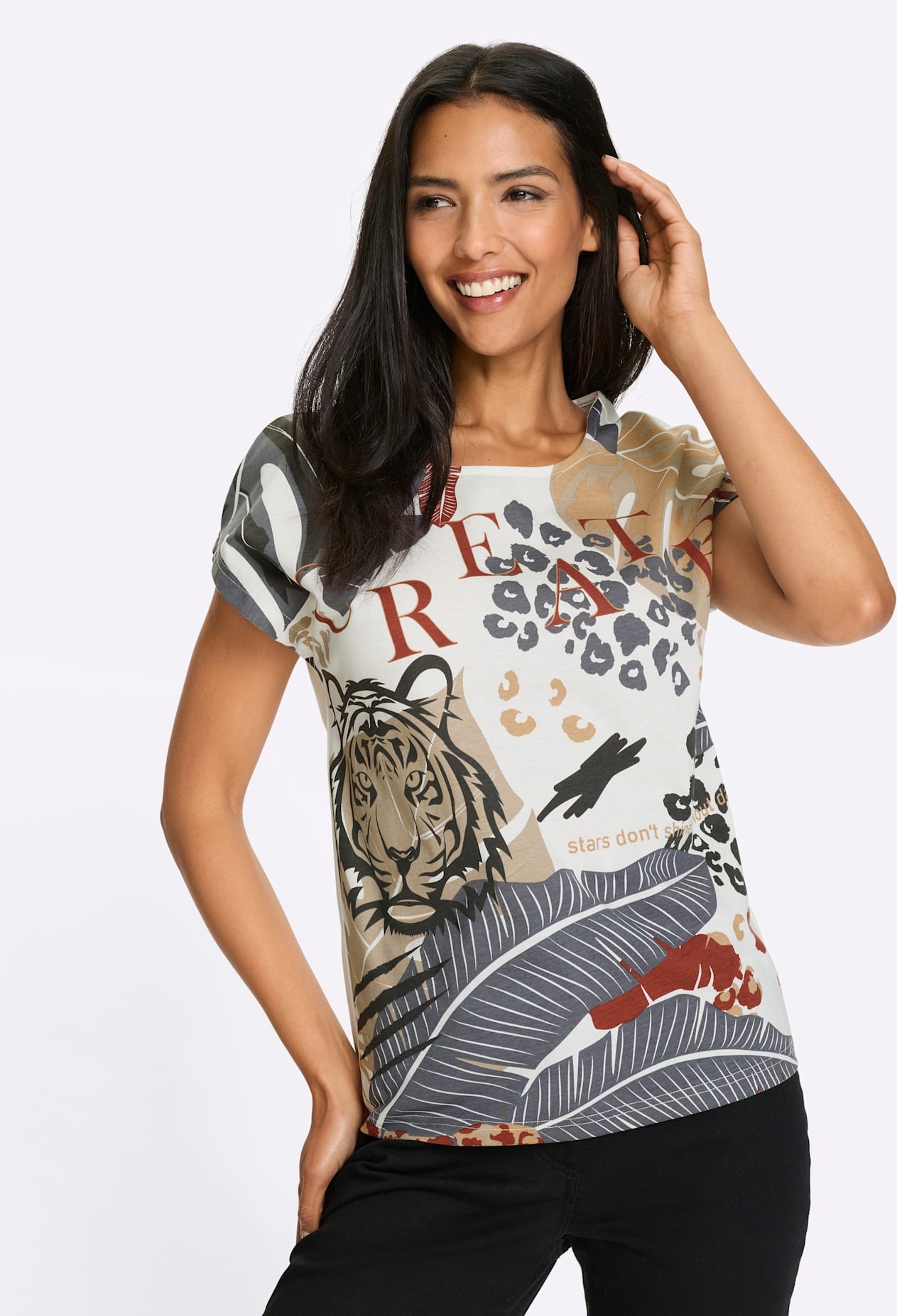 Classic Basics Rundhalsshirt »Kurzarm-Shirt« 1 tlg.