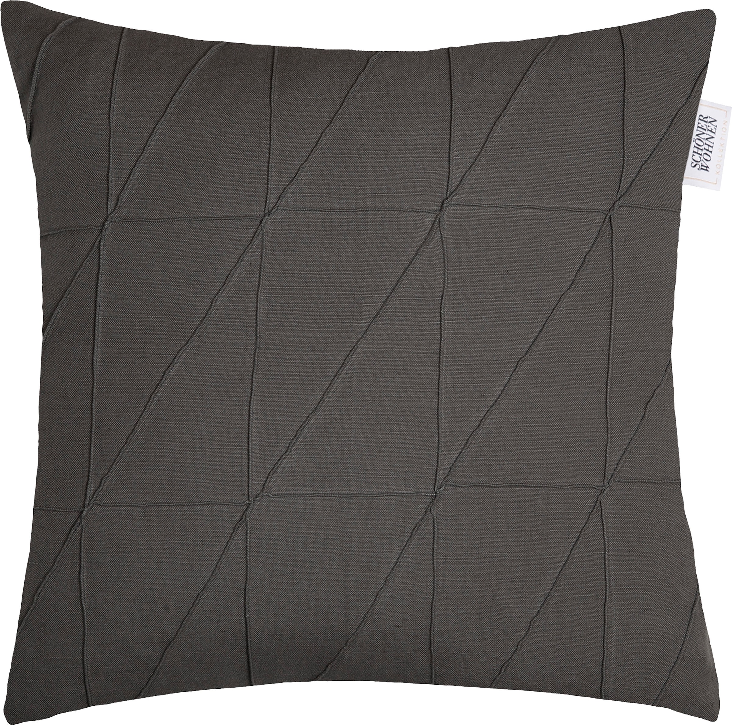SCHÖNER WOHNEN-Kollektion Dekokissen "Across" mit graphischer Ziernaht