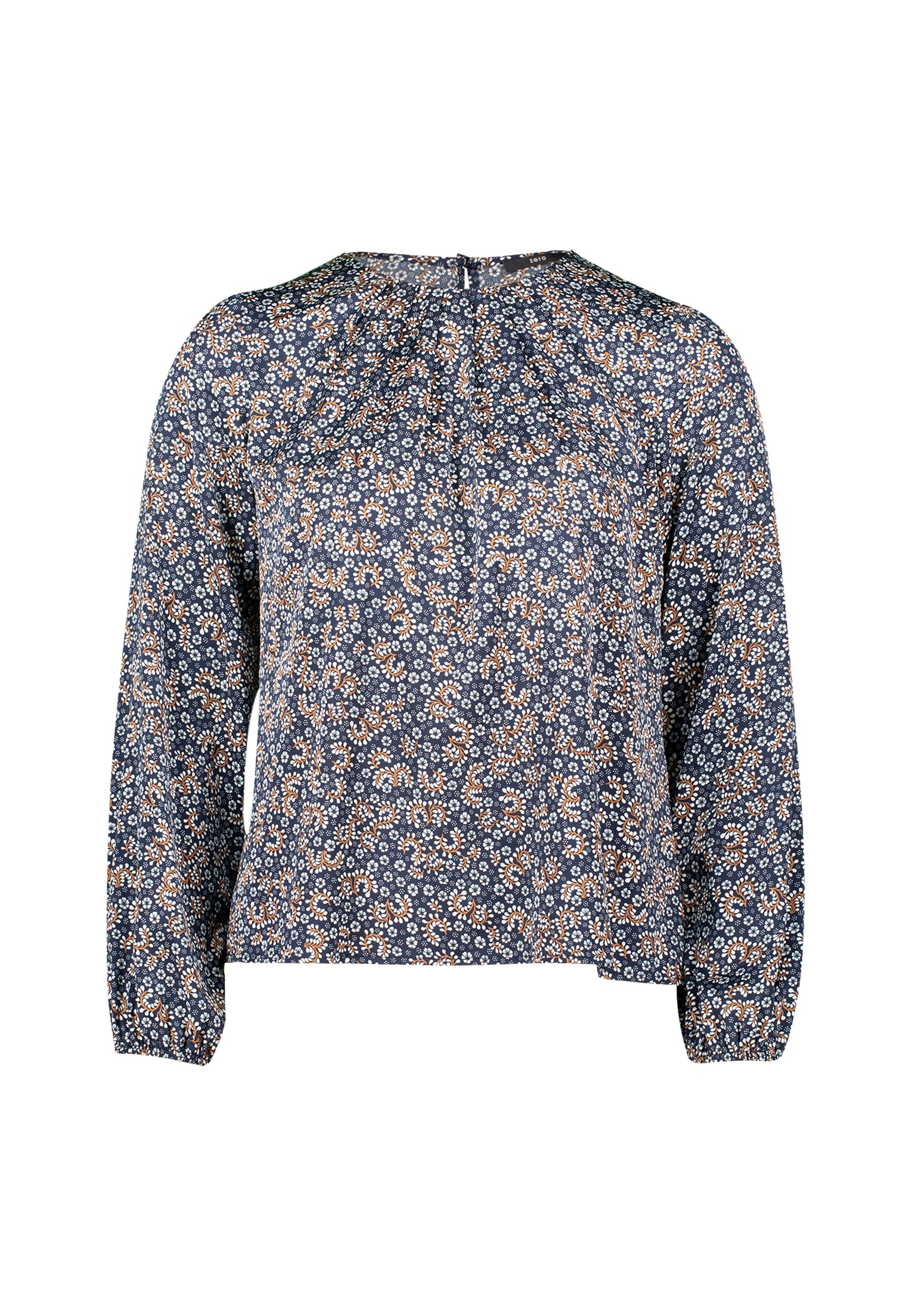 Zero Satinbluse »zero Damen Satinbluse mit Paisleyprint«