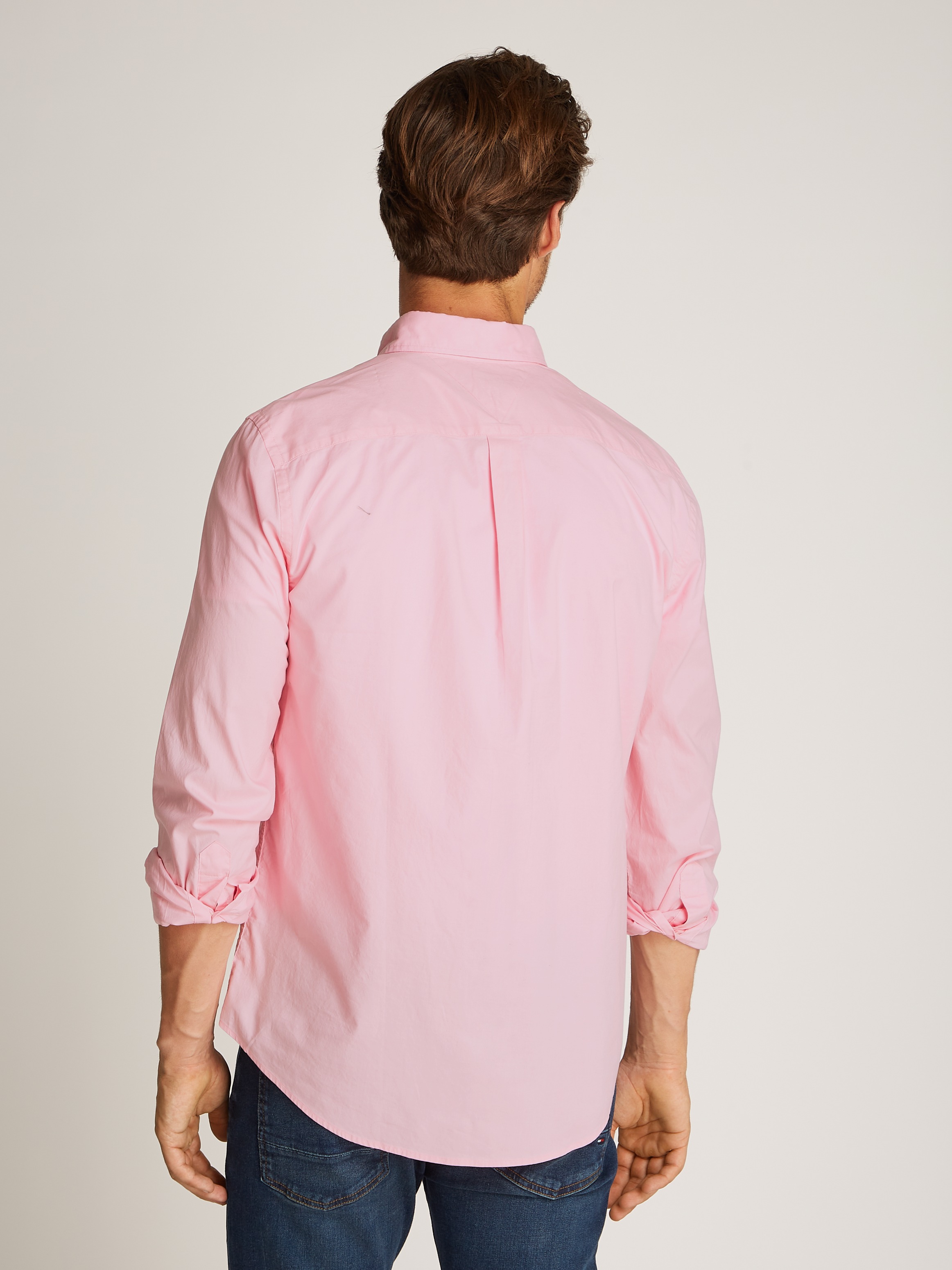 Tommy Hilfiger Businesshemd "FLEX POPLIN SOLID" unifarben, klassisch, regul günstig online kaufen