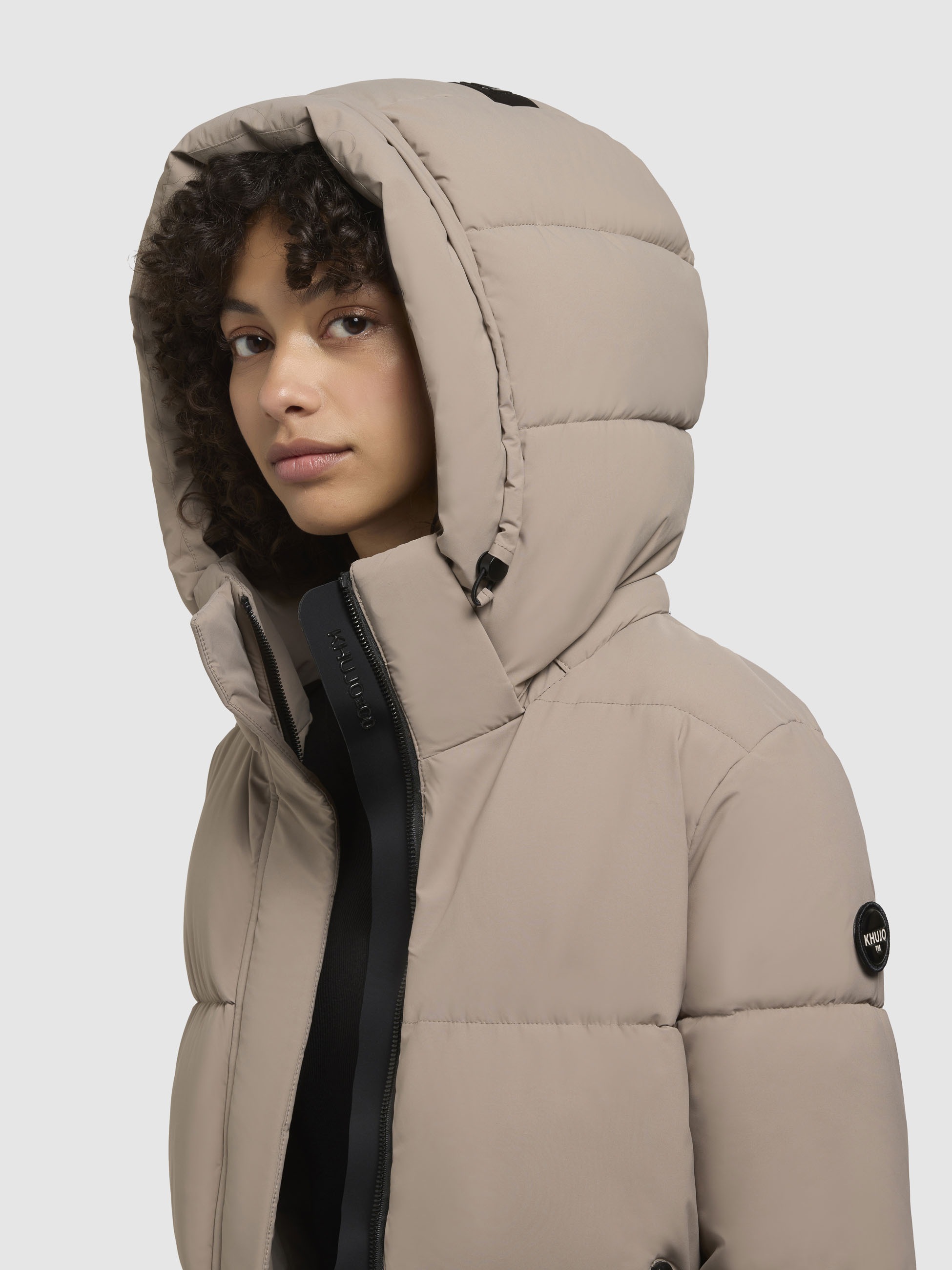 khujo Steppjacke »HAYA MATT«, mit Kapuze