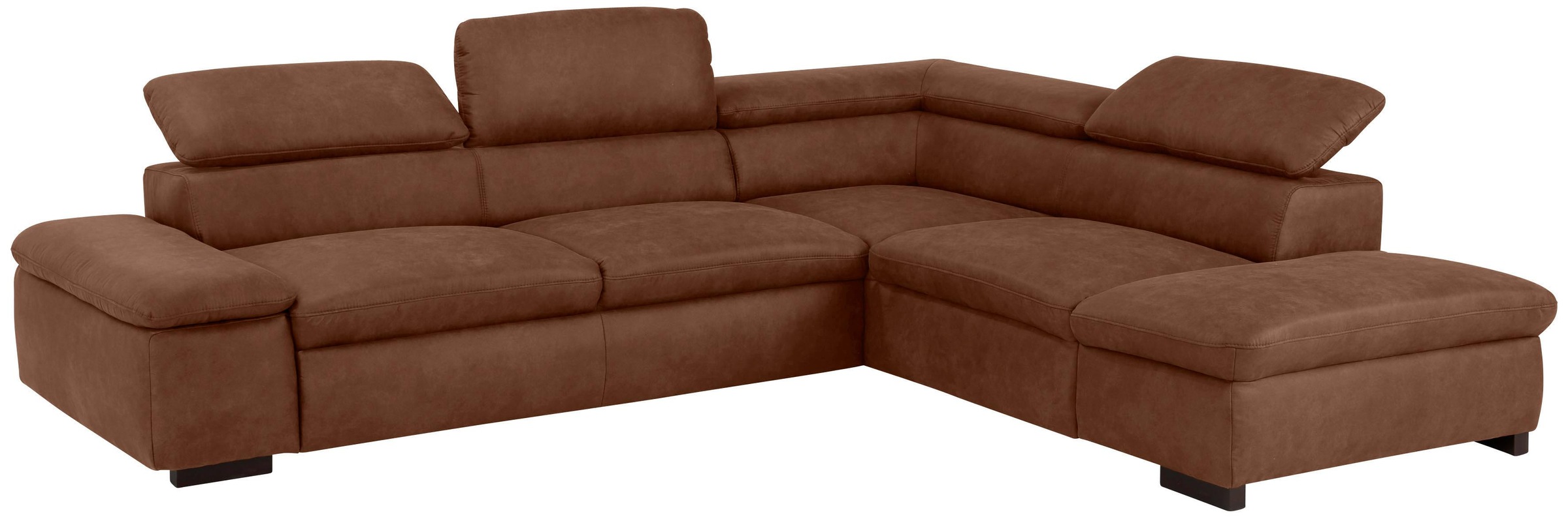 Home affaire Ecksofa »Alberto L-Form«, mit Kopfteilverstellung, wahlweise mit Bettfunktion