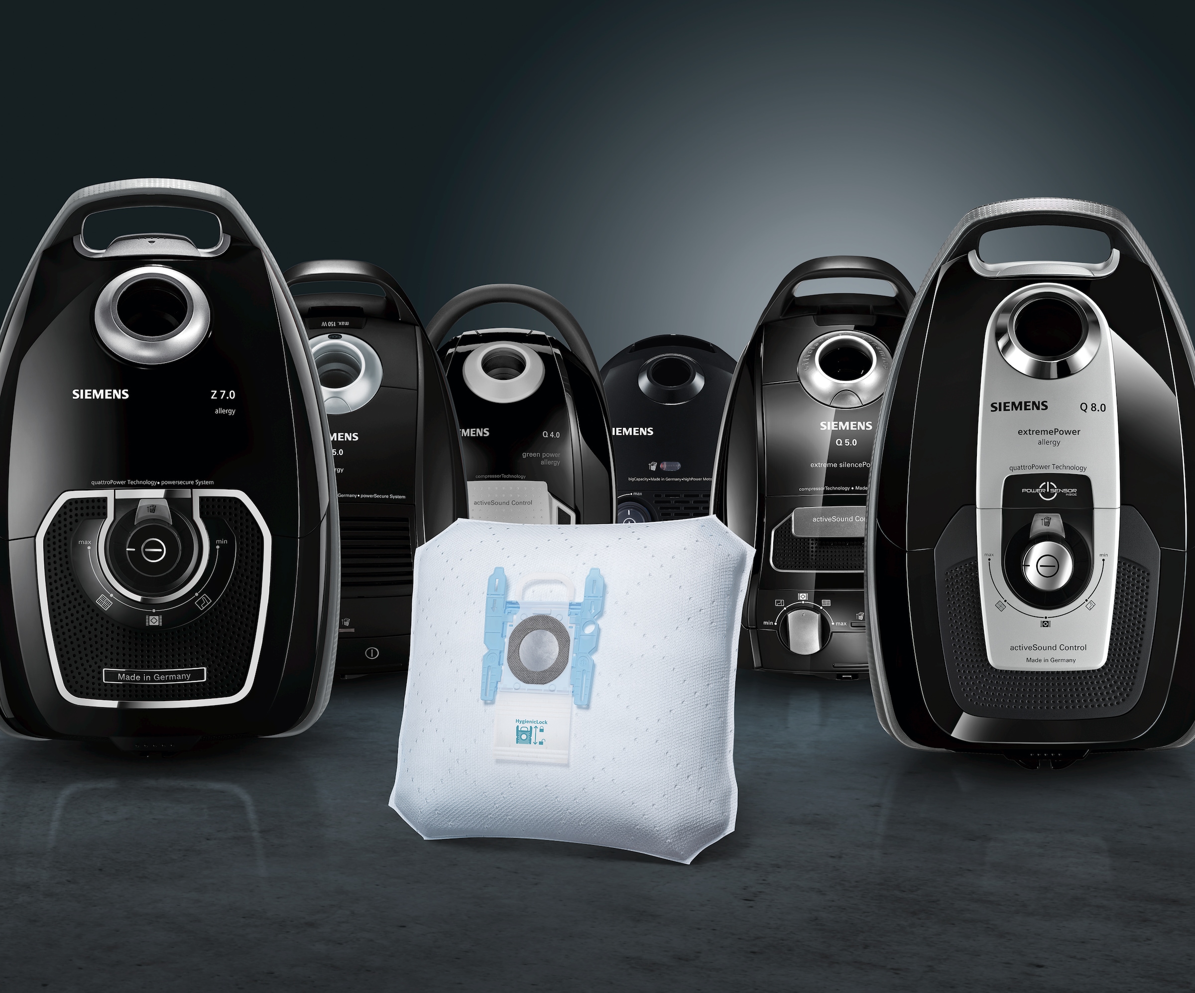 SIEMENS Staubsaugerbeutel »VZ41FGALL« 4er- Pack, passend für SIEMENS Beutel Staubsauger
