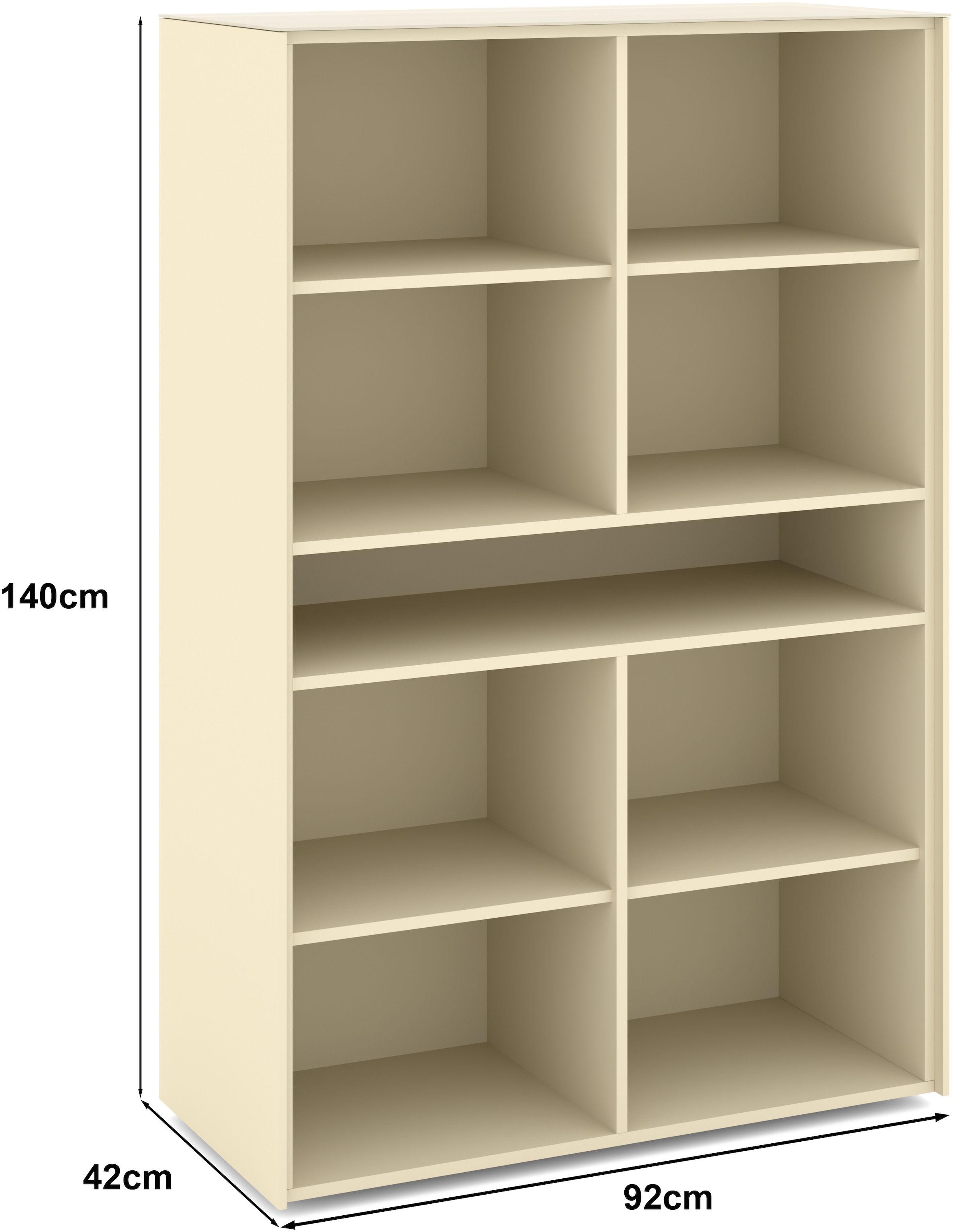 set one by Musterring Highboard »Reno« 1 Stk. tlg. Mit Gleitern und in verschiedenen Farben erhältlich