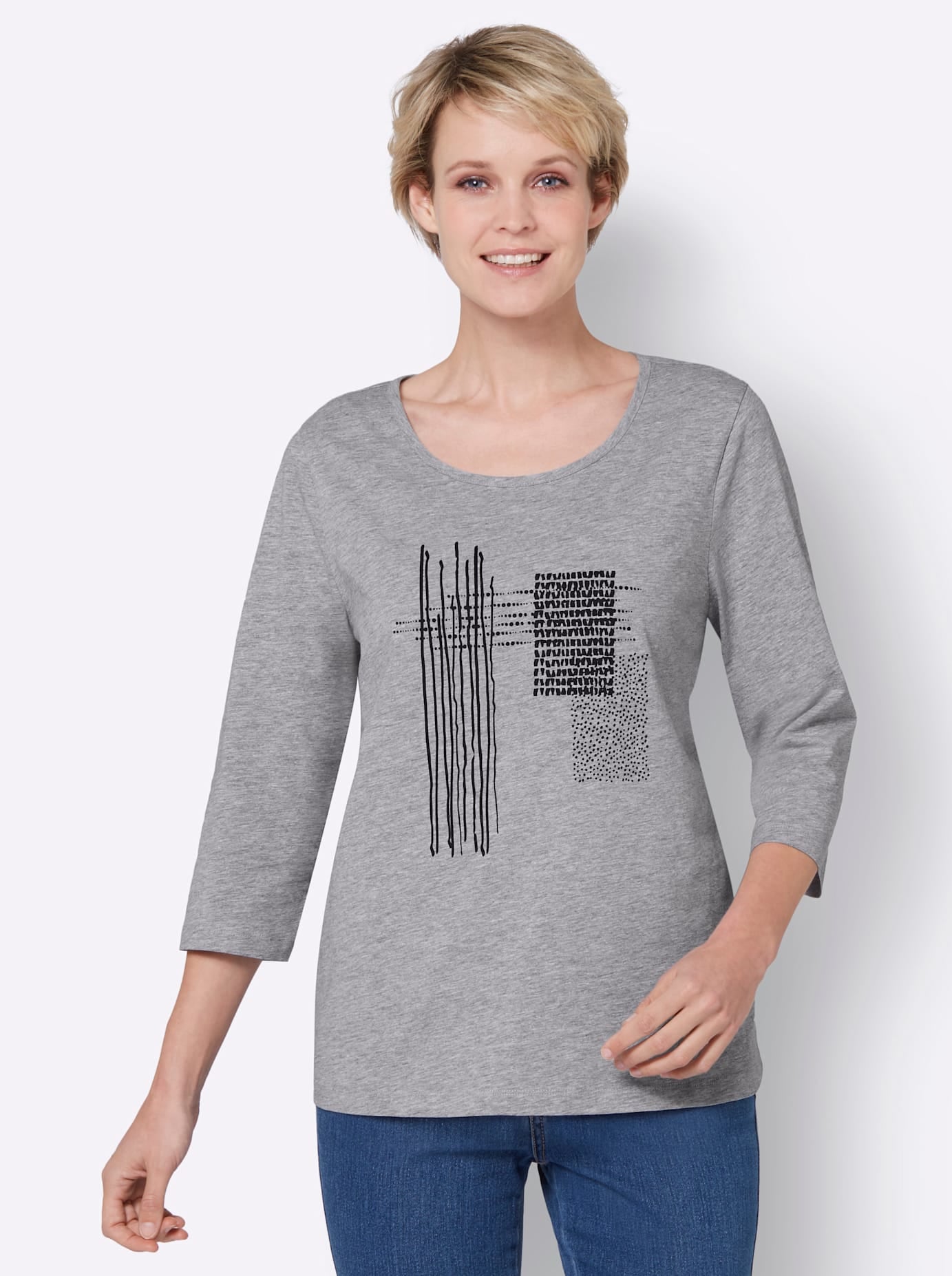 Classic Basics 3/4-Arm-Shirt "3/4-Arm-Shirt" 1 Stk. tlg. günstig online kaufen
