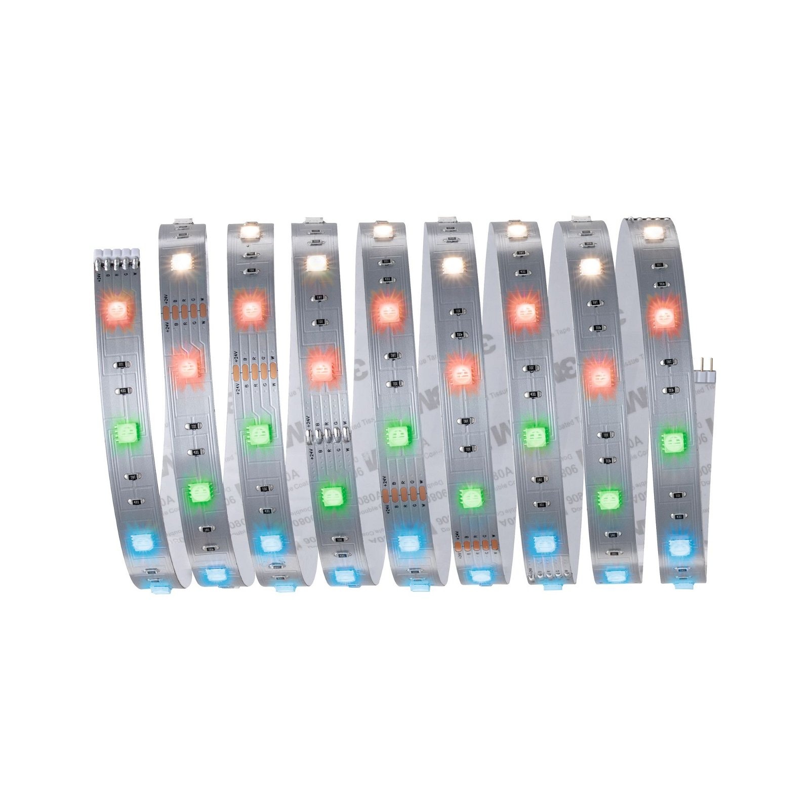Paulmann LED-Streifen »MaxLED 250 Stripe 2,5m RGBW IP20 3000K 17W 24V Silber«, 1 St.-flammig