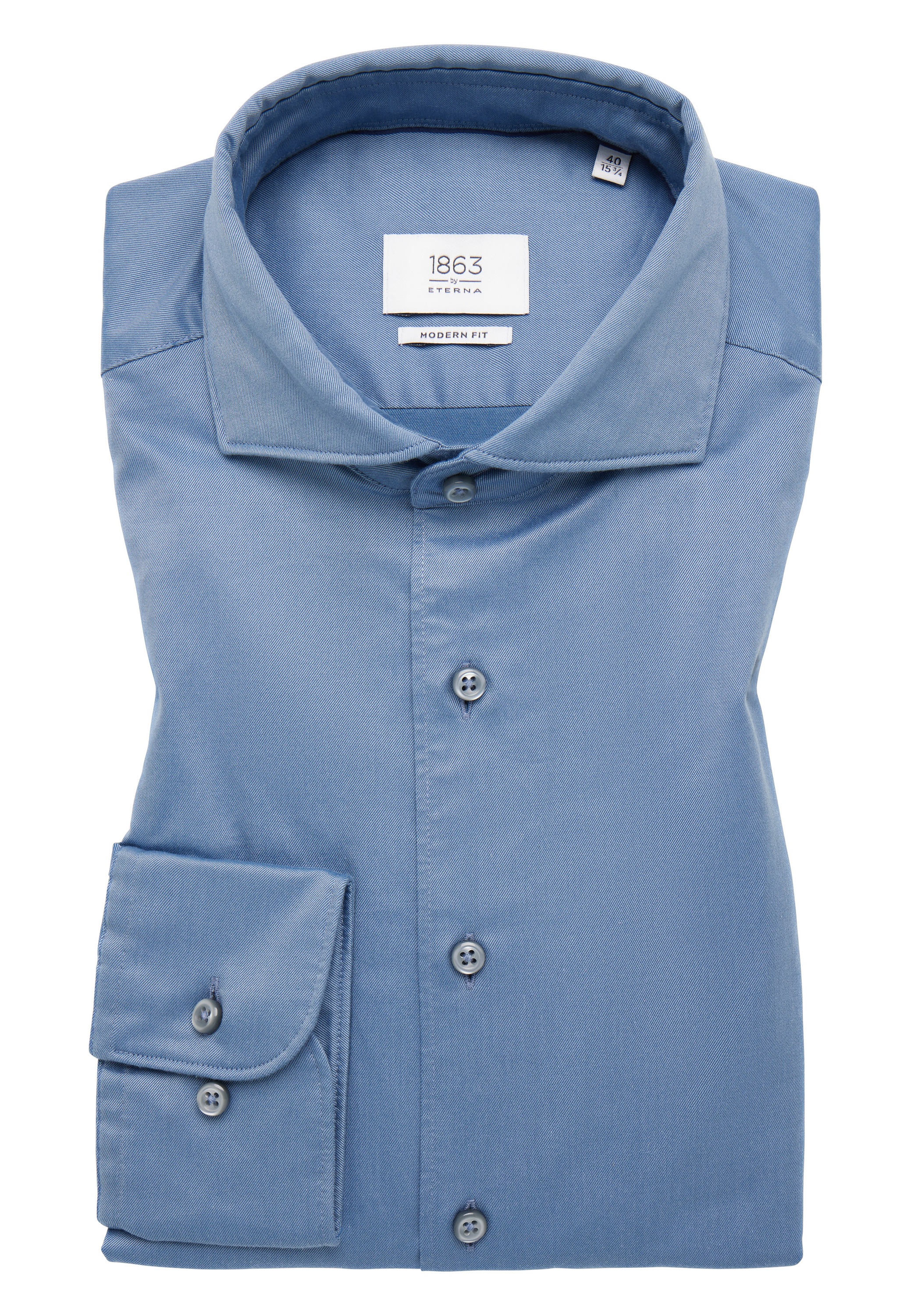 Eterna Langarmhemd »MODERN FIT«, EASY IRON (bügelleicht)