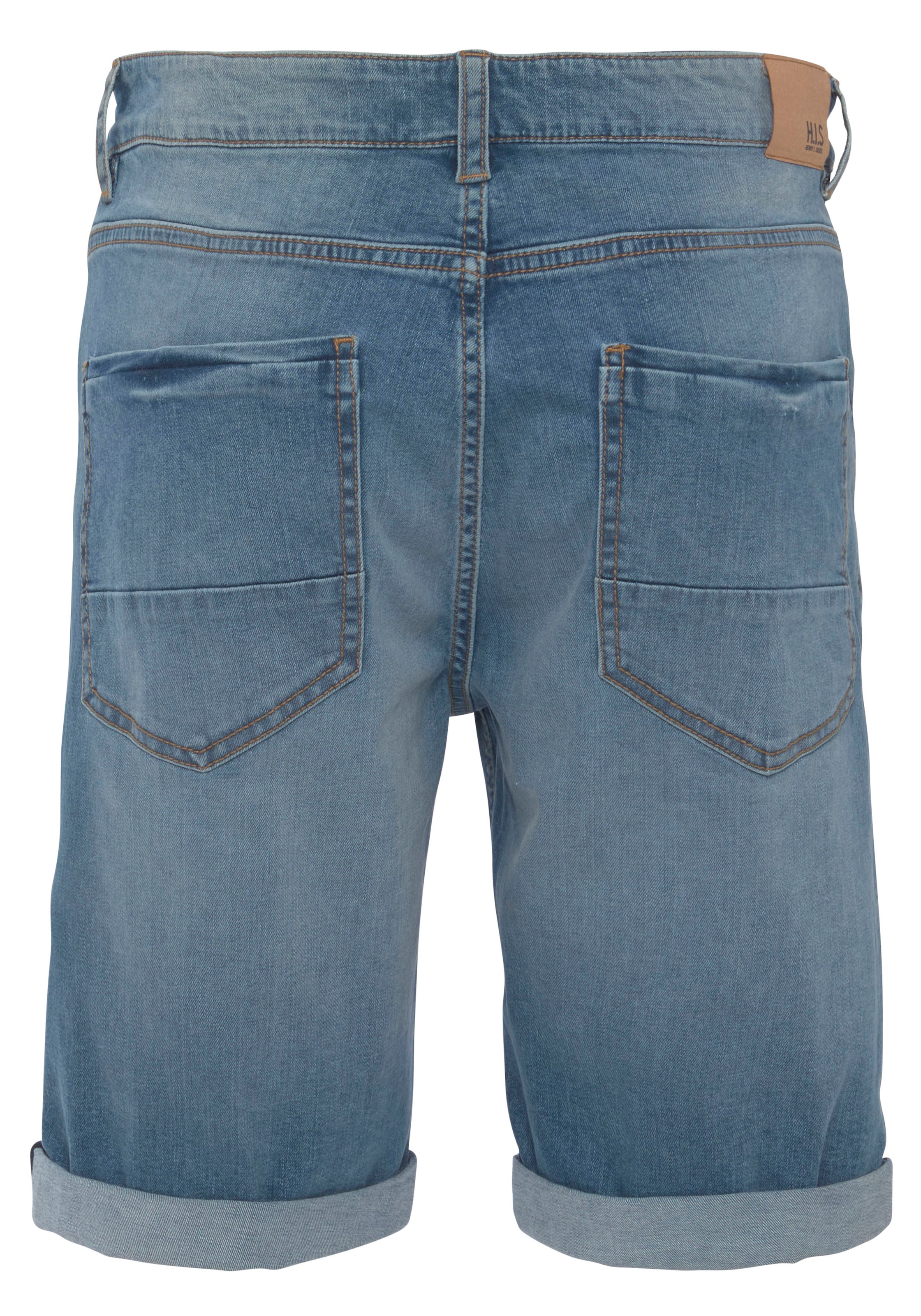 H.I.S Jeansshorts »DEYO«, wassersparende Produktion durch OZON WASH