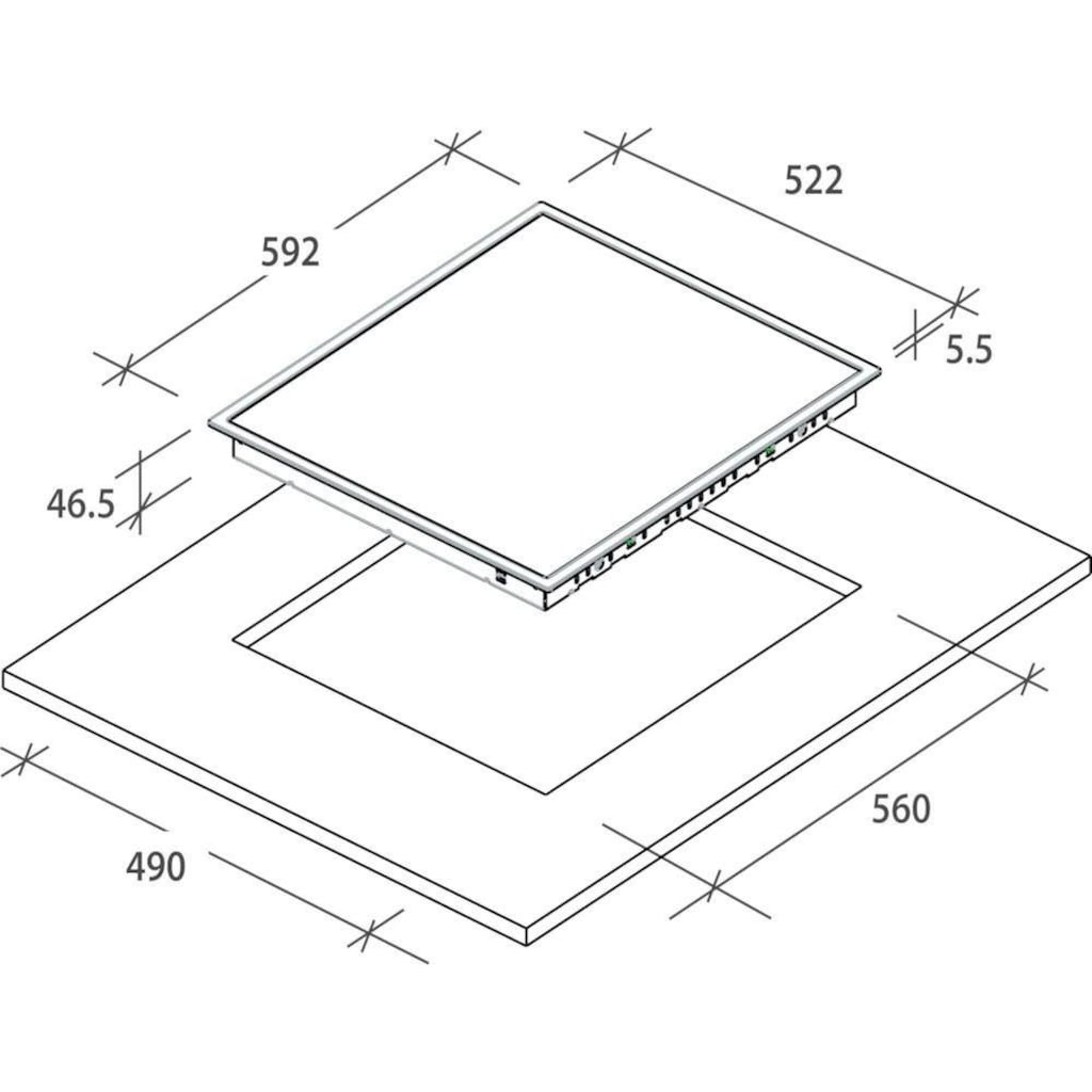 Candy Elektro-Kochfeld »CH64FX«, CH64FX