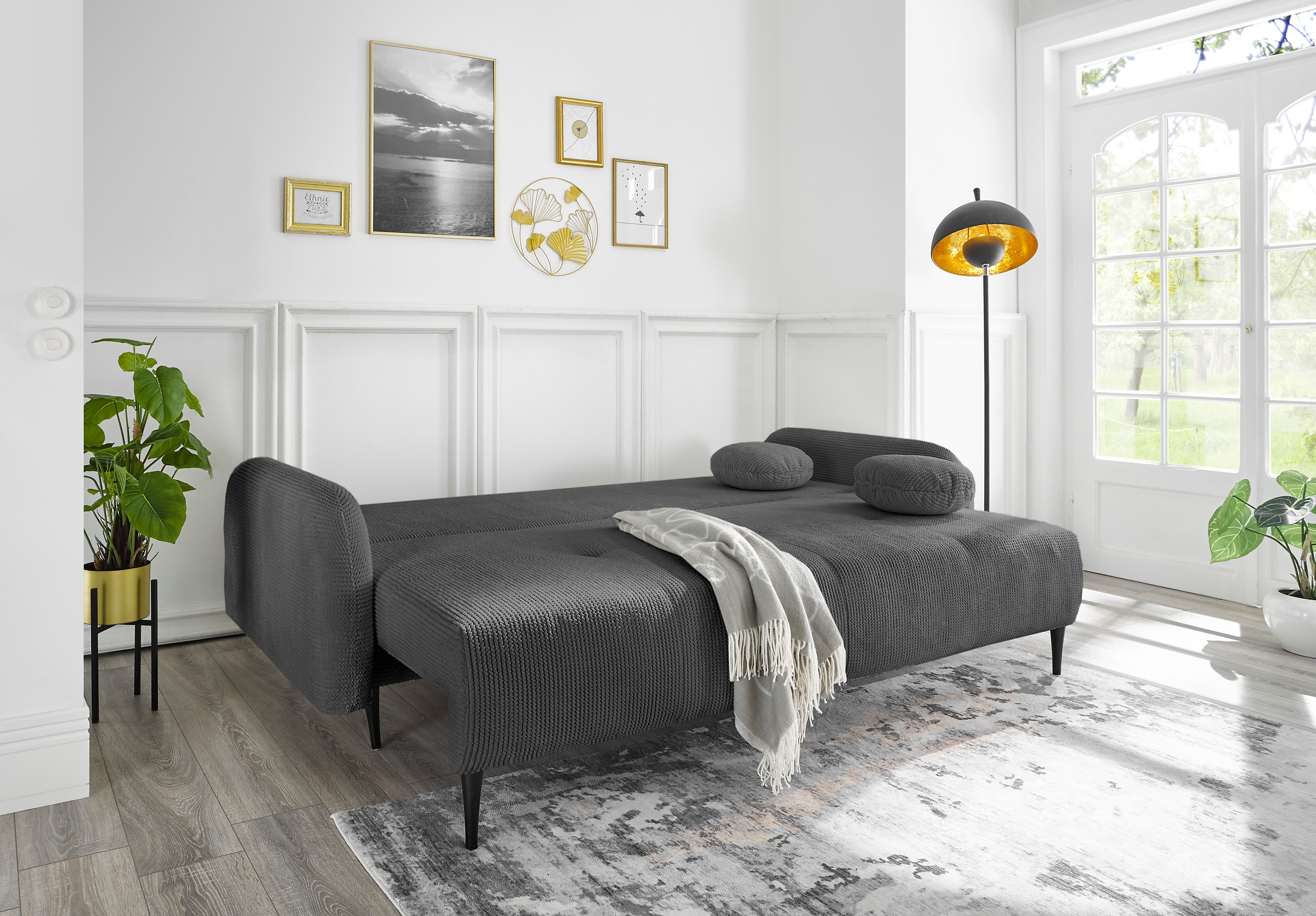 Leonique 2,5-Sitzer »BLAISE«, nachts: Schlafsofa (Liegefläche 140/200 cm), tagsüber 3-Sitzer-Sofa