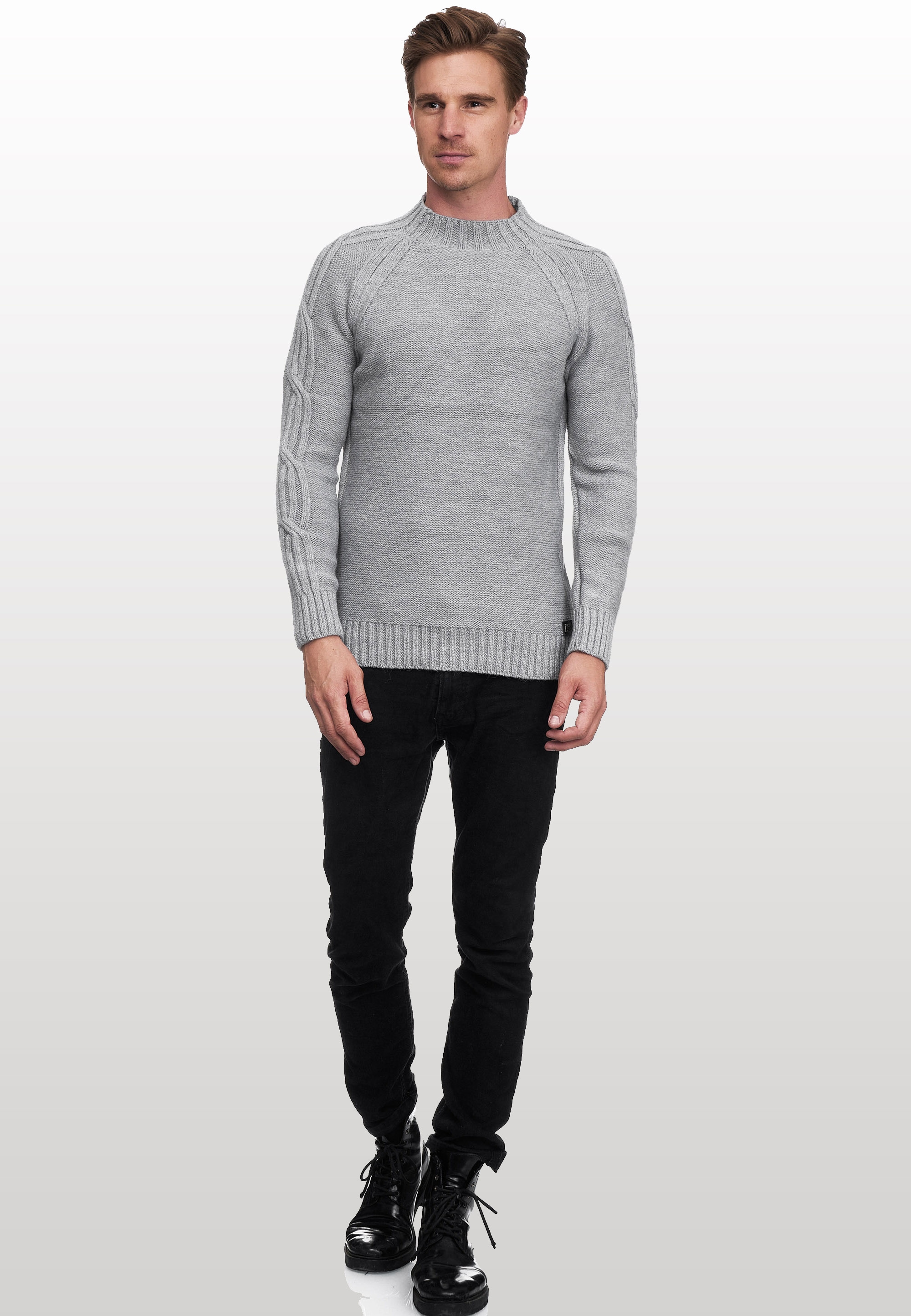 Rusty Neal Strickpullover, mit elegantem Stehkragen günstig online kaufen