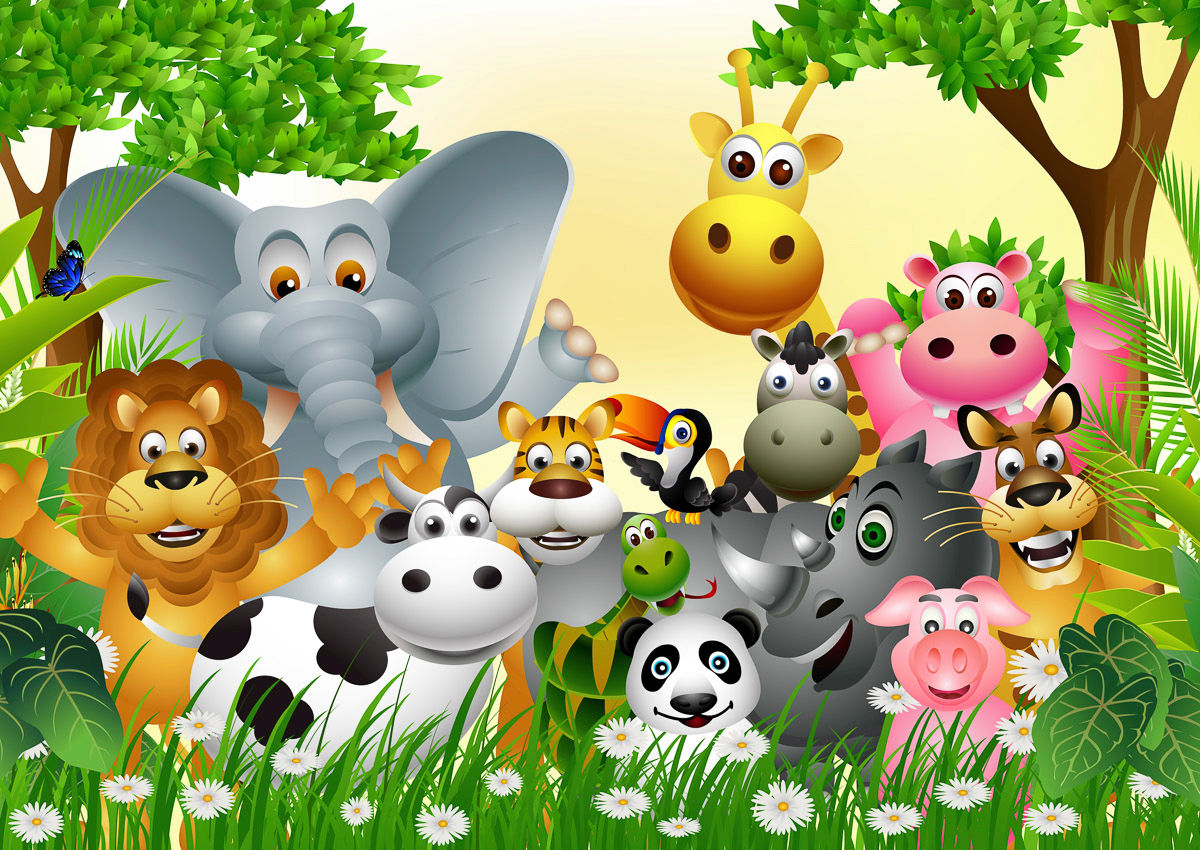 Papermoon 1100000002199 "Tiere Kinderbild"