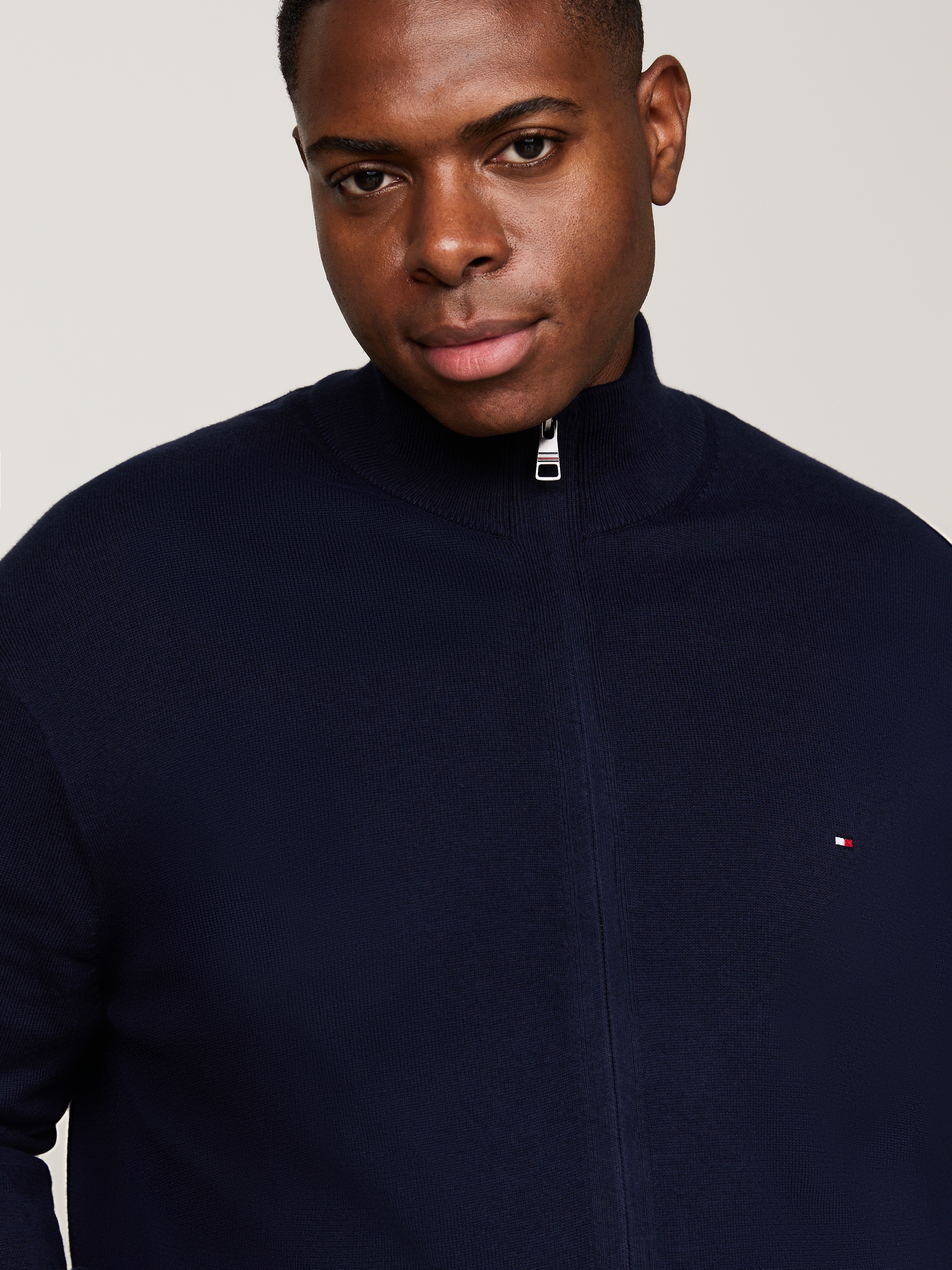 Tommy Hilfiger Big & Tall Cardigan »BT-PIMA ORG CTN CASHMERE ZTHRU-B«