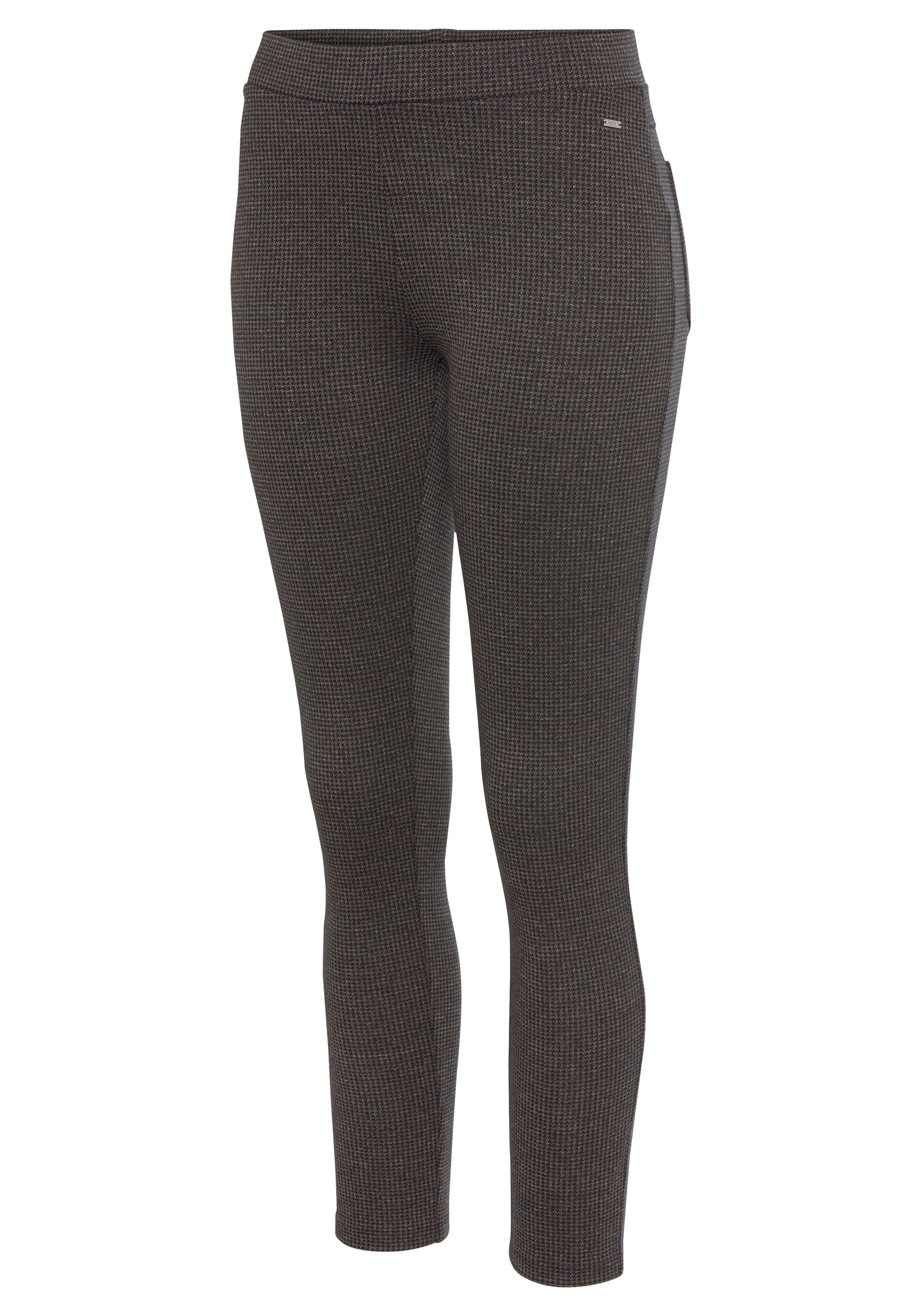 LASCANA Leggings, mit Ajour Karomuster