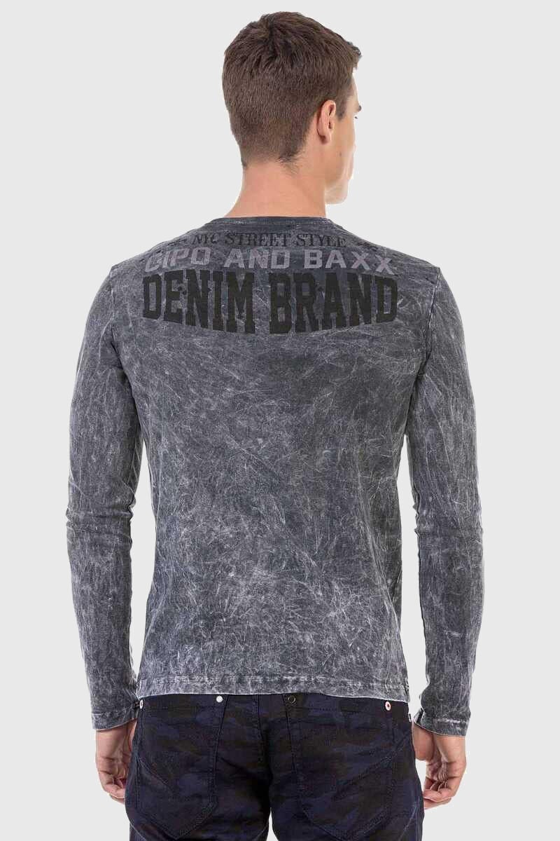 Cipo & Baxx T-Shirt »Sweatshirts«, mit beidseitigem Print