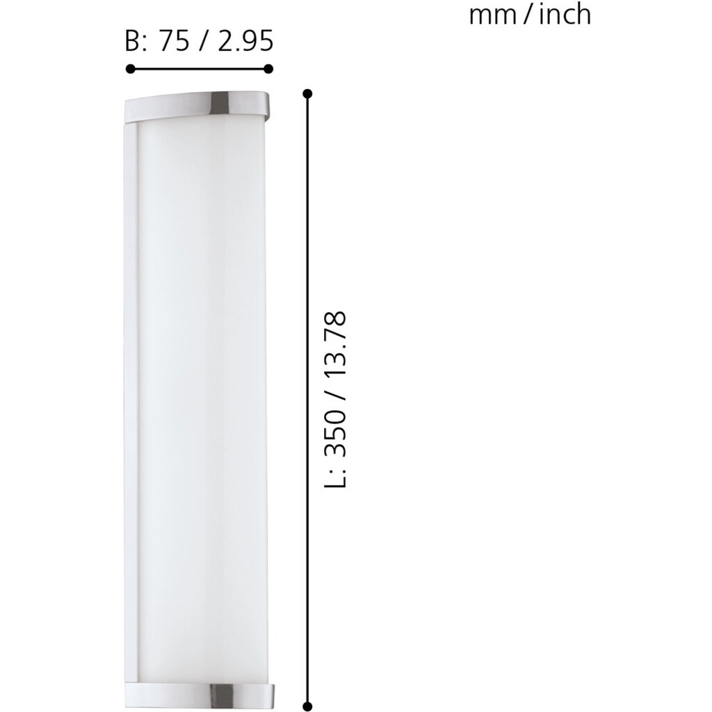 EGLO LED Bad-Wandleuchte »GITA 2«, Schutzart IP44