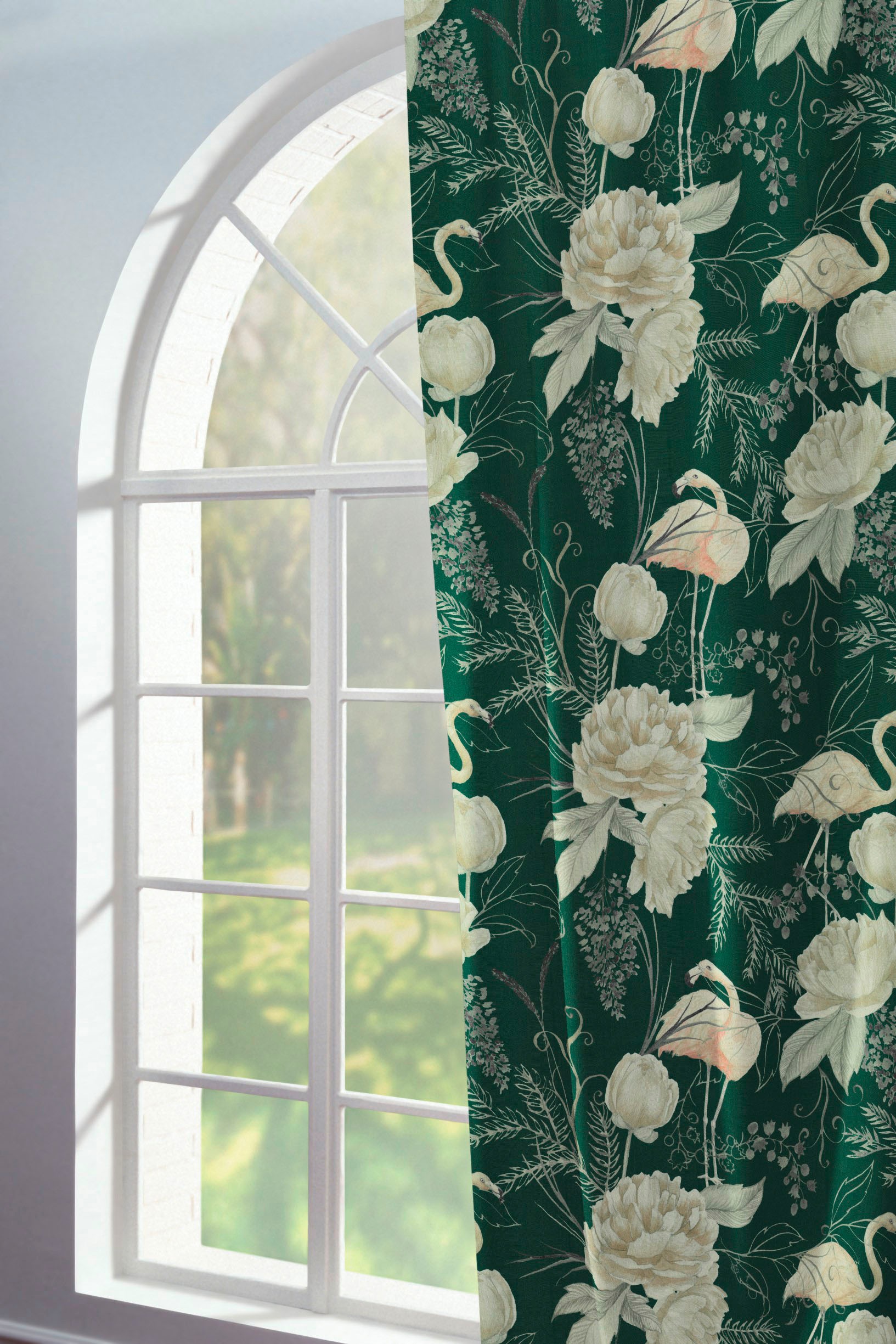 Thumbnail - Adam Vorhang "Eden" Kräuselband 1 Stk. tlg. aus 100% Bio-Baumwolle