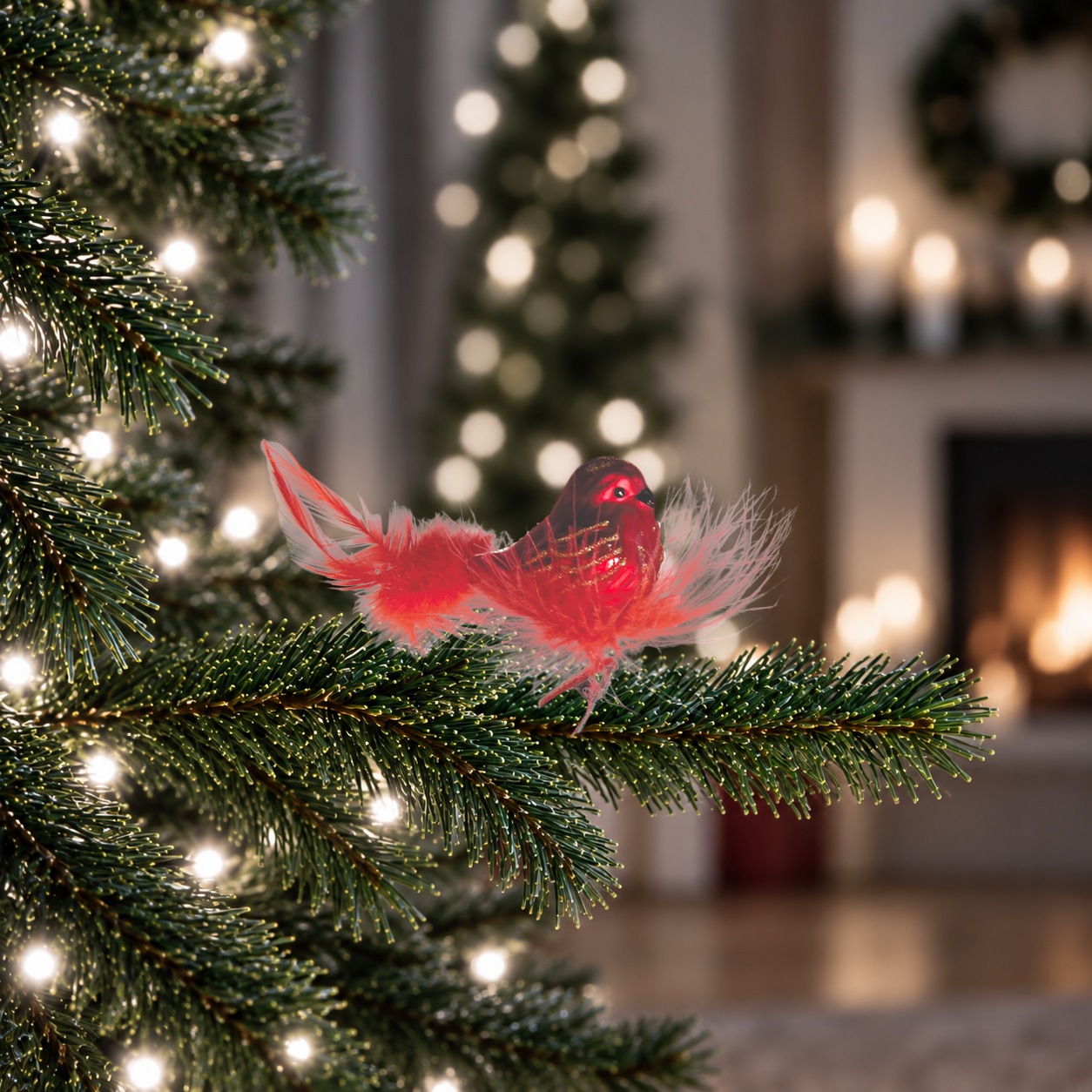 Krebs Glas Lauscha Christbaumschmuck »Vogel mit Federnest« Glas, 1 Stück