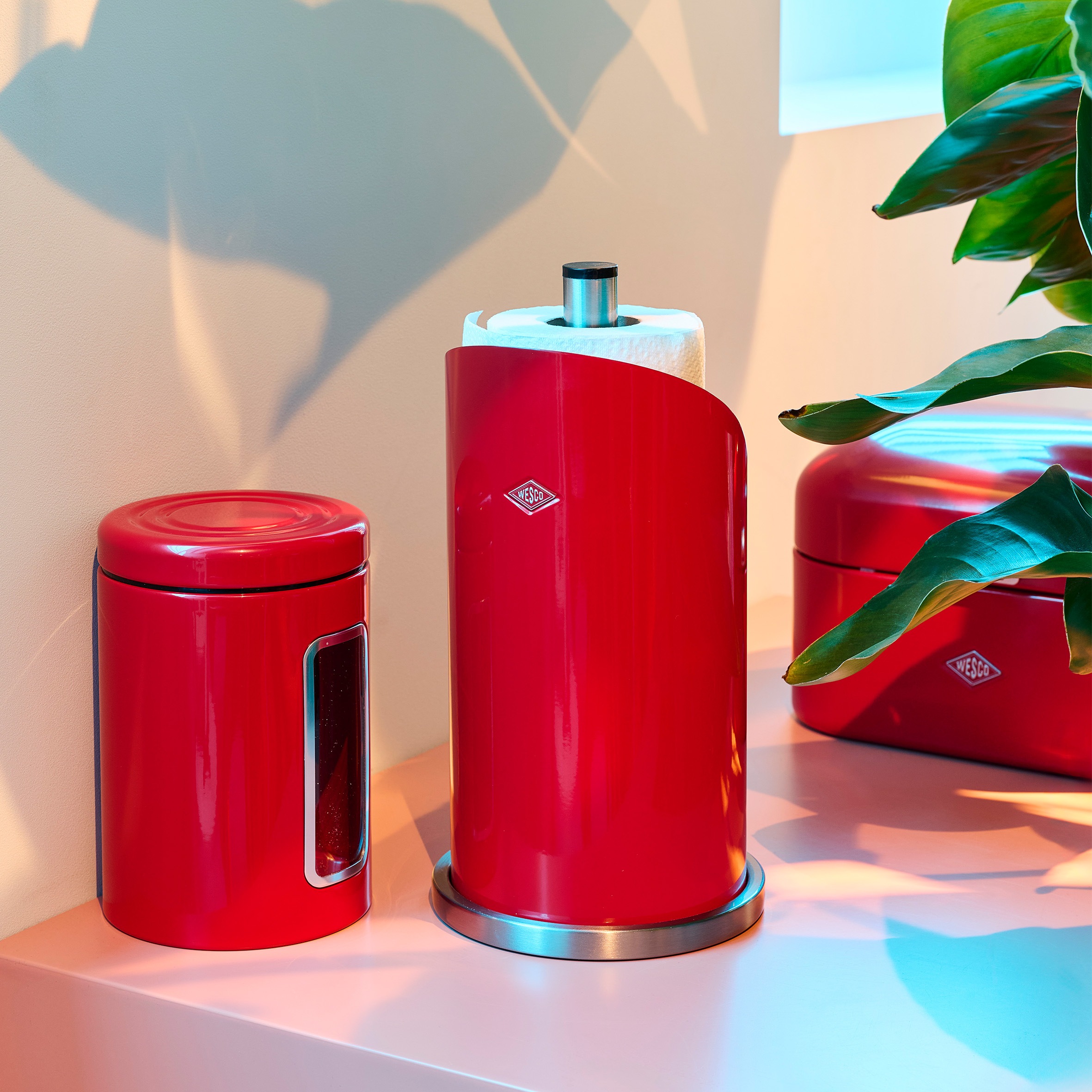 WESCO Küchenrollenhalter »Papierrollenhalter, Höhe ca. 30 cm«, (1 St.), für handelsübliche Küchenpapierrollen oder 2-3 Toilettenpapierrollen
