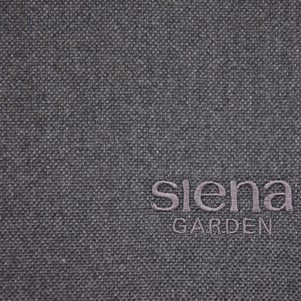 Siena Garden Gartenliege »Aliano«, Schaukelliege mit Kissen, in schwarz