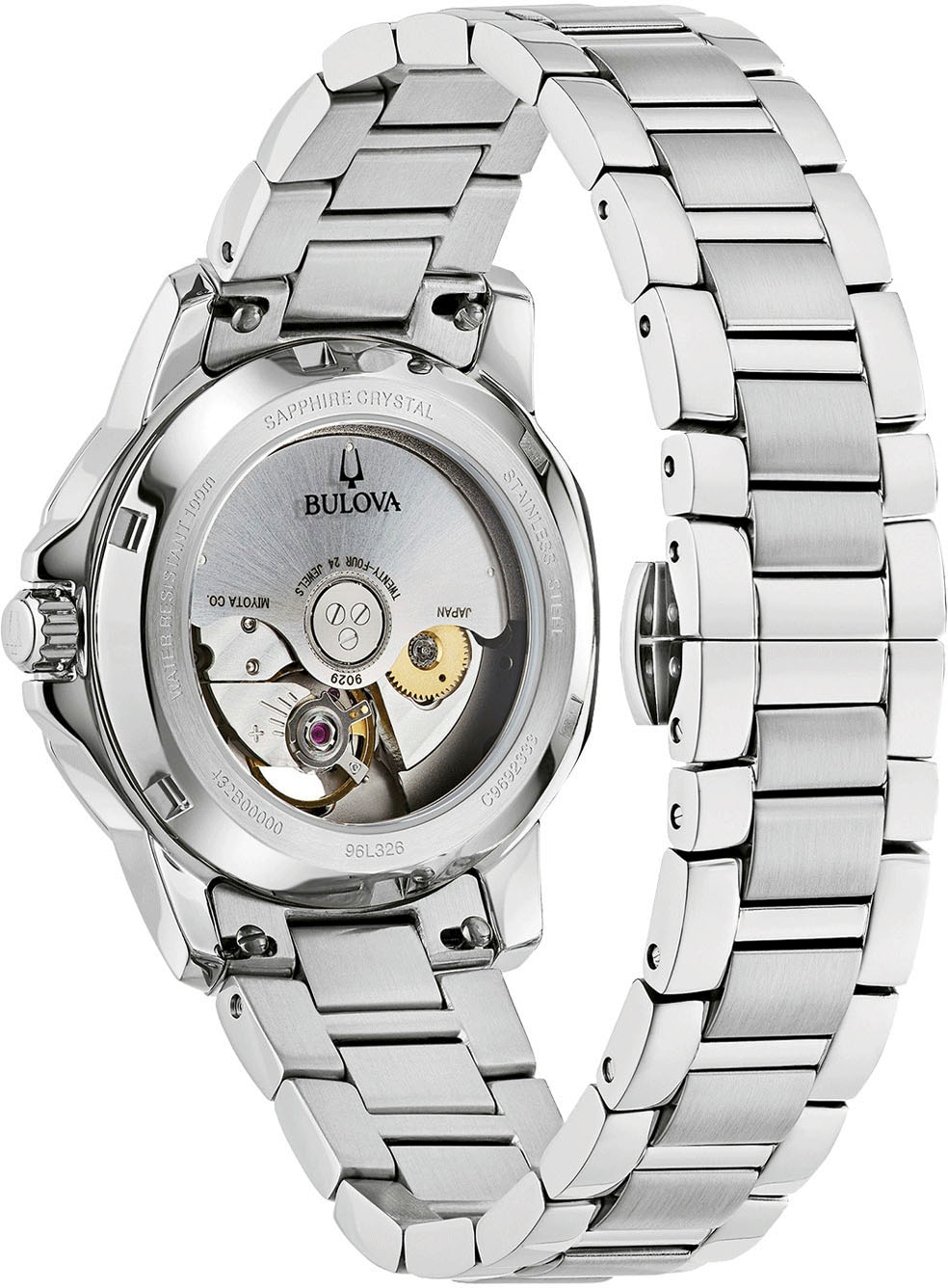Bulova Automatikuhr »Marine Star Automatic«, Armbanduhr, Damenuhr, bis 10 bar wasserdicht, Saphirglas