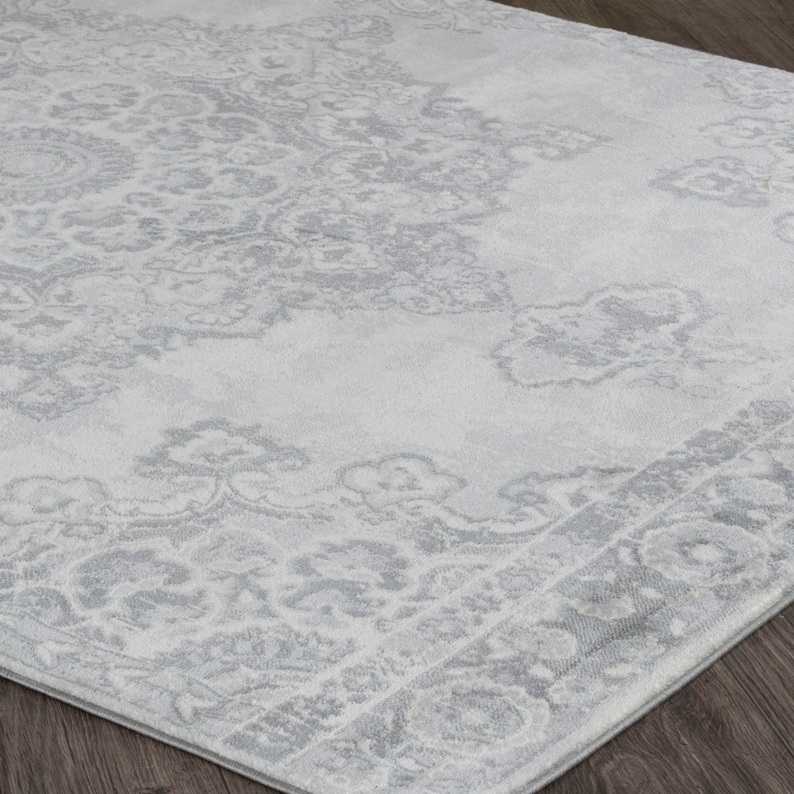 Livabliss Teppich »CORO« rechteckig 11 mm Höhe Boho Kurzflor Orientteppich, Wohnzimmer, Schlafzimmer, Grau