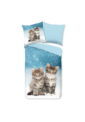 TRAUMSCHLAF Bettwäsche »Katzen«, (2 tlg.), weich und warm kaufen