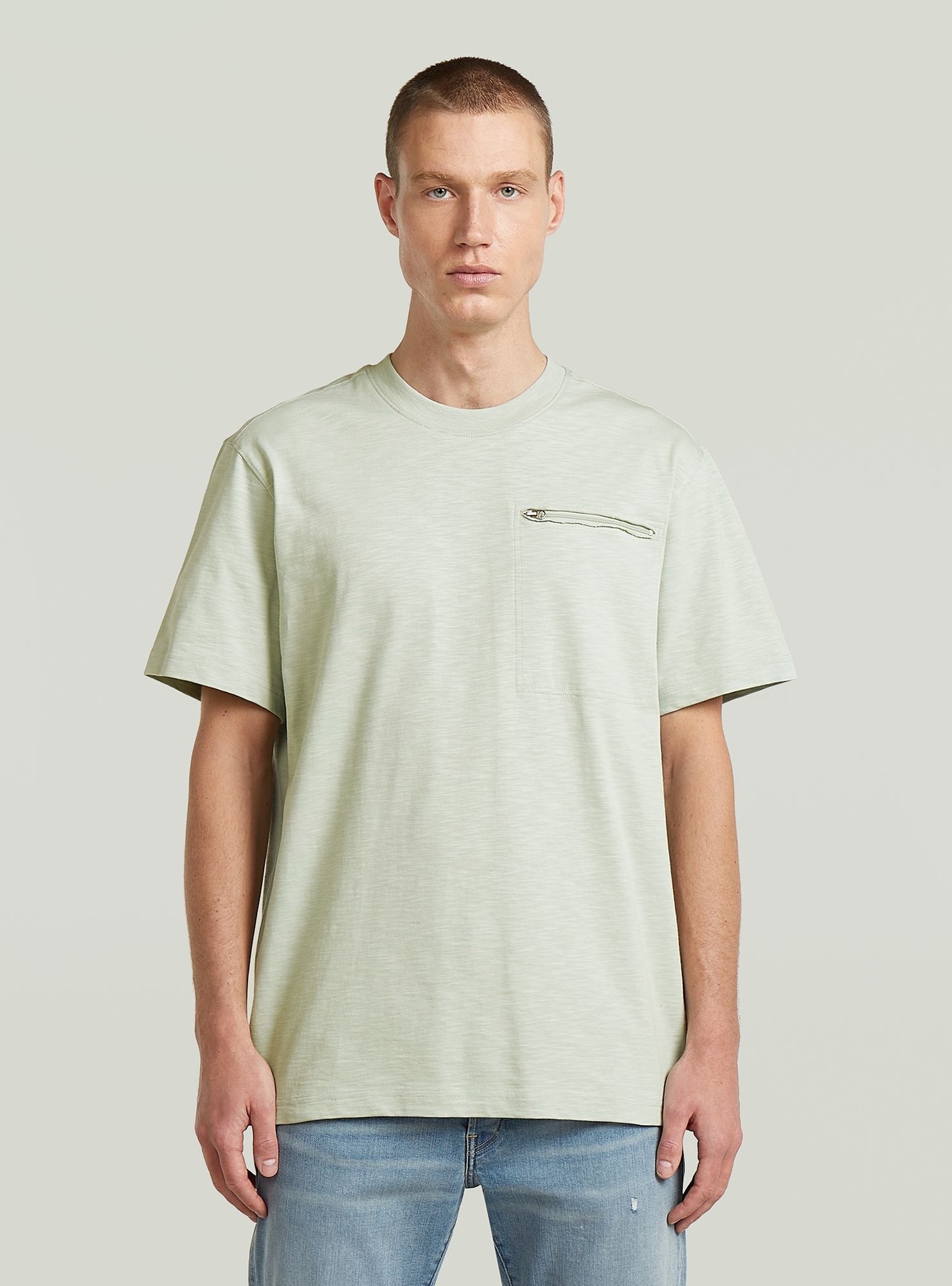 G-STAR T-Shirt "Distressed Zip Pocket T-Shirt" günstig online kaufen