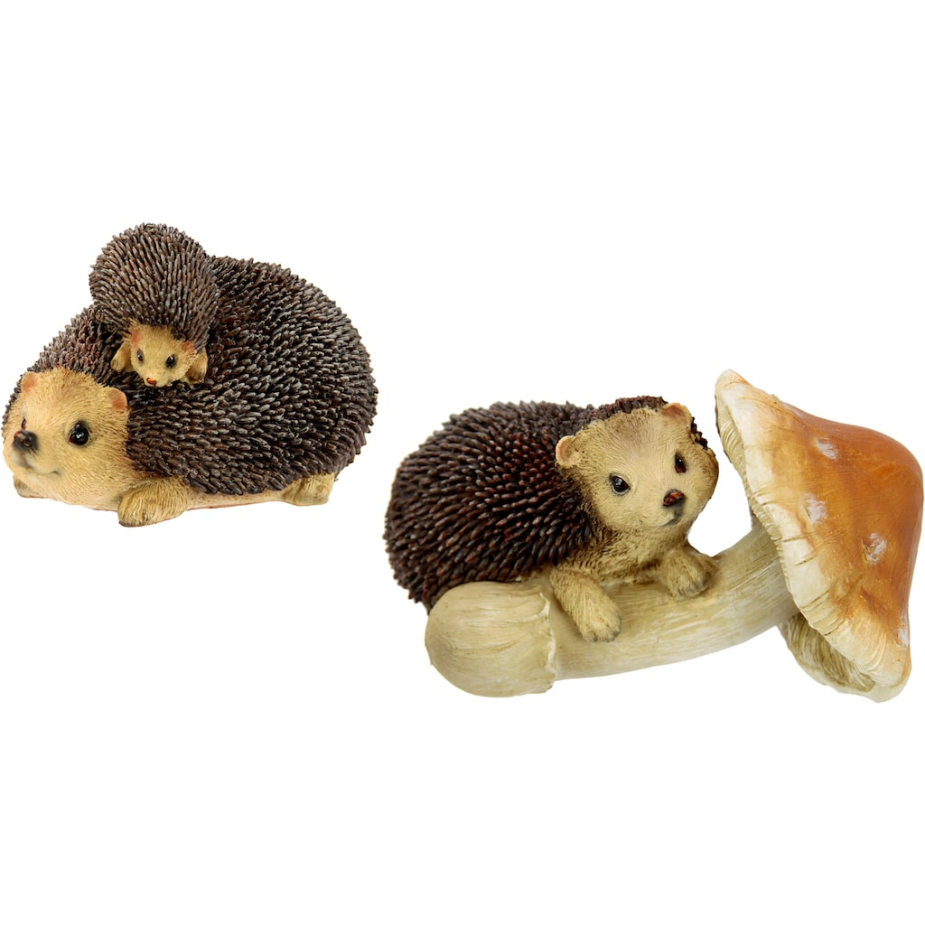 I.GE.A. Dekofigur, Polyresin-Igel (2er Set)