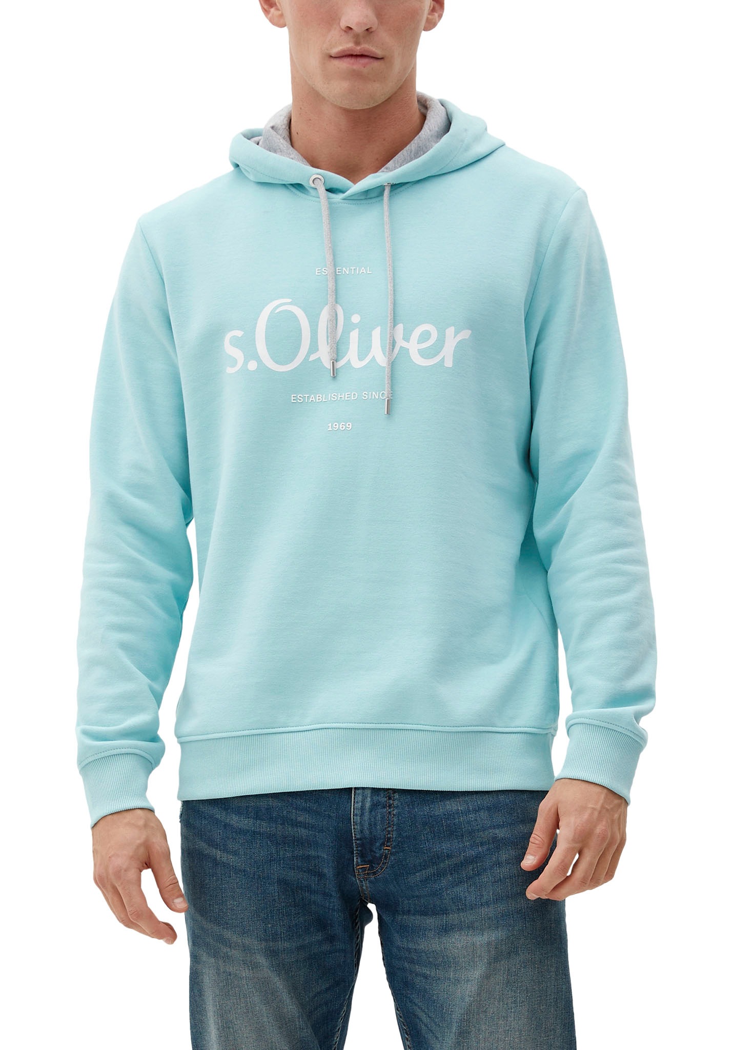 s.Oliver Kapuzensweatshirt mit markantem Logoprint