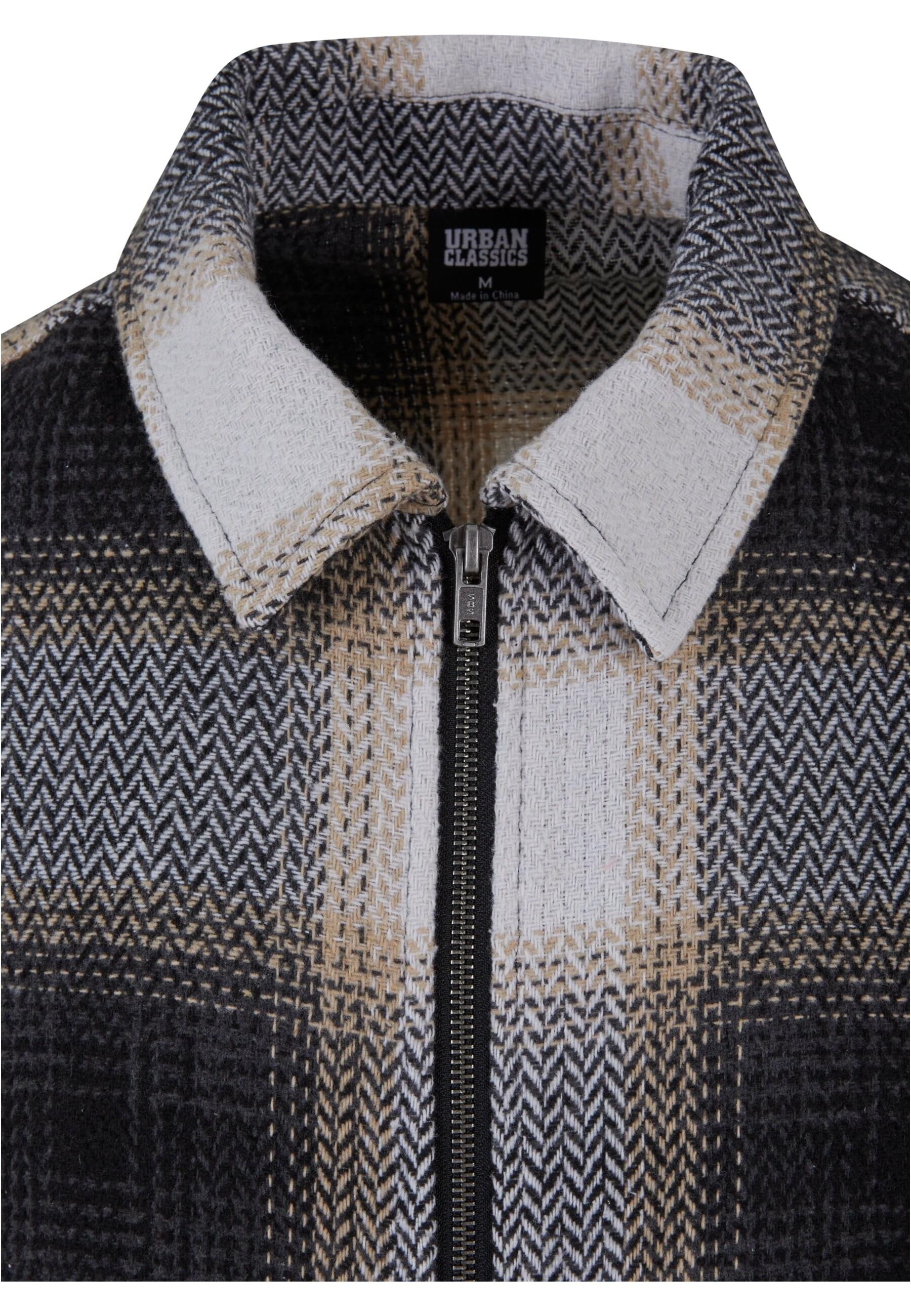 URBAN CLASSICS Allwetterjacke »Urban Classics Herren Zipped Shirt Jacket«, (1 St.), ohne Kapuze